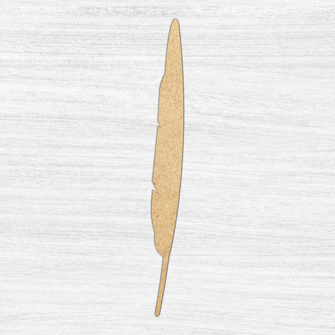 Feather 2 Wooden Craft Shape