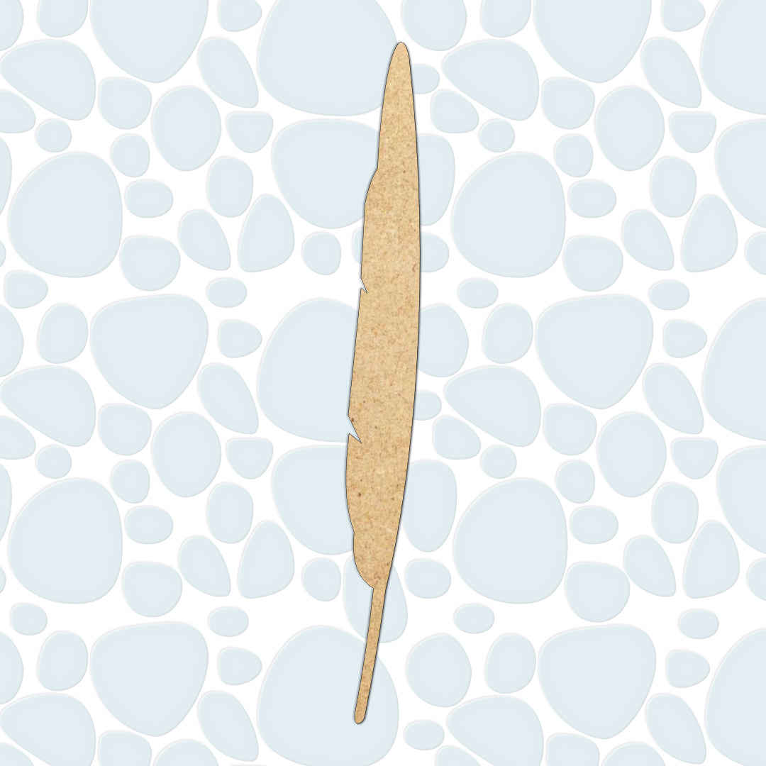 Feather 2 Wooden Craft Shape