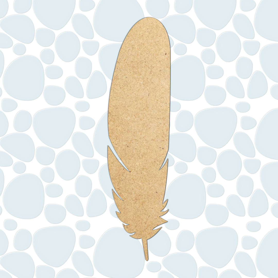 Feather 3 Wooden Craft Shape