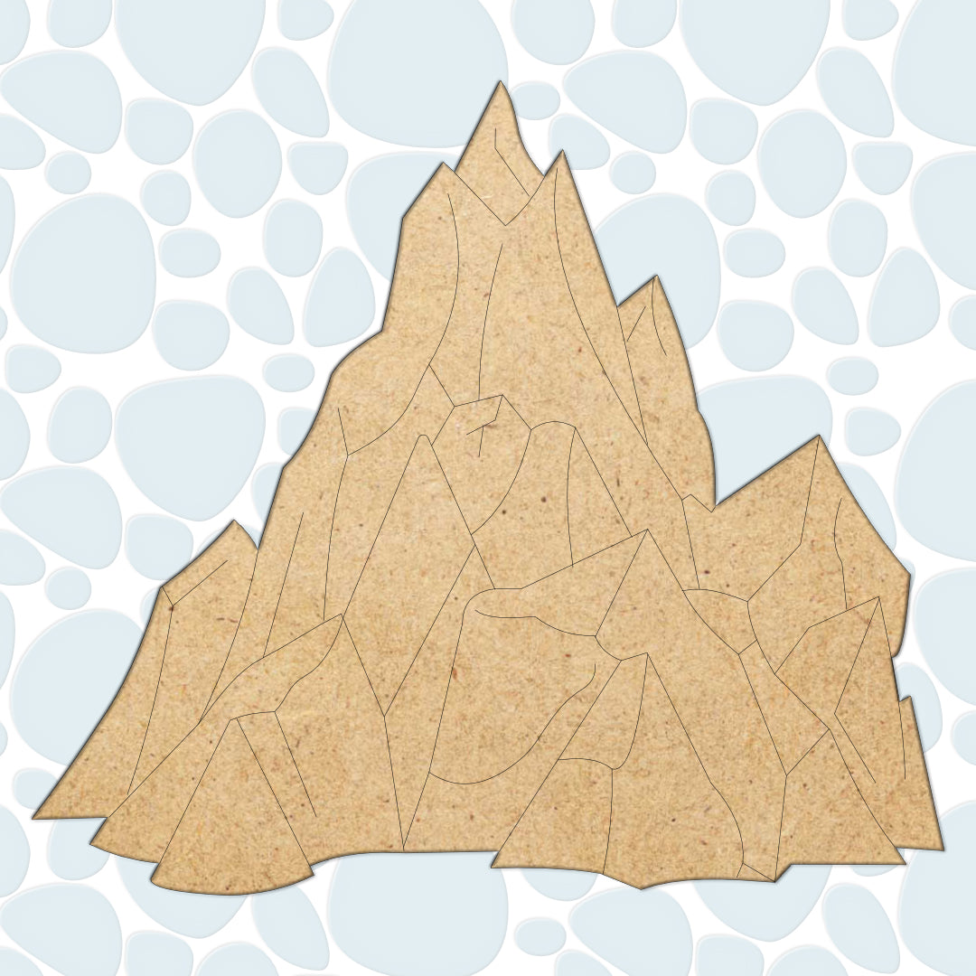 Iceberg Wooden Craft Shape