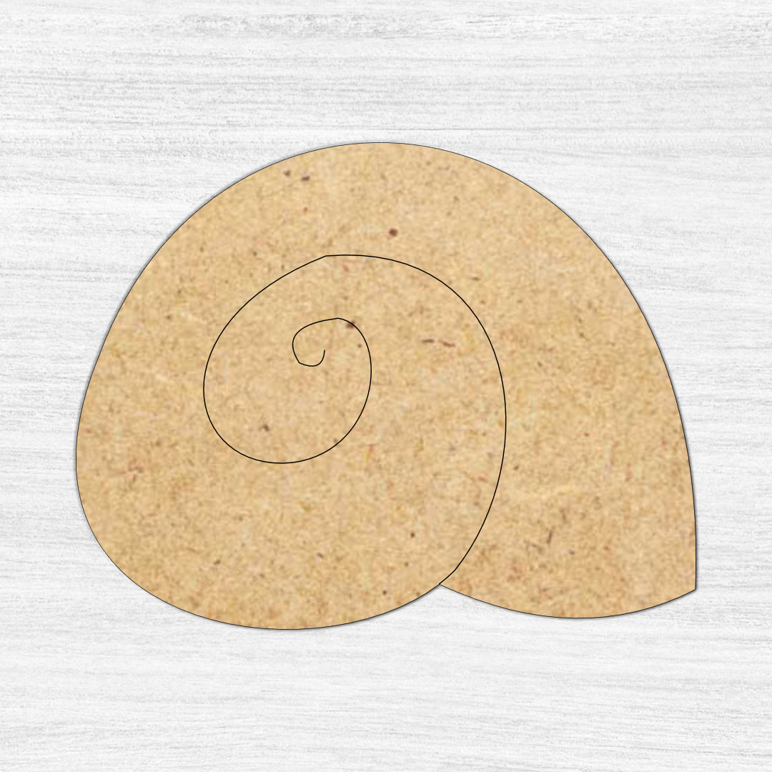 Shell 3 Wooden Craft Shape