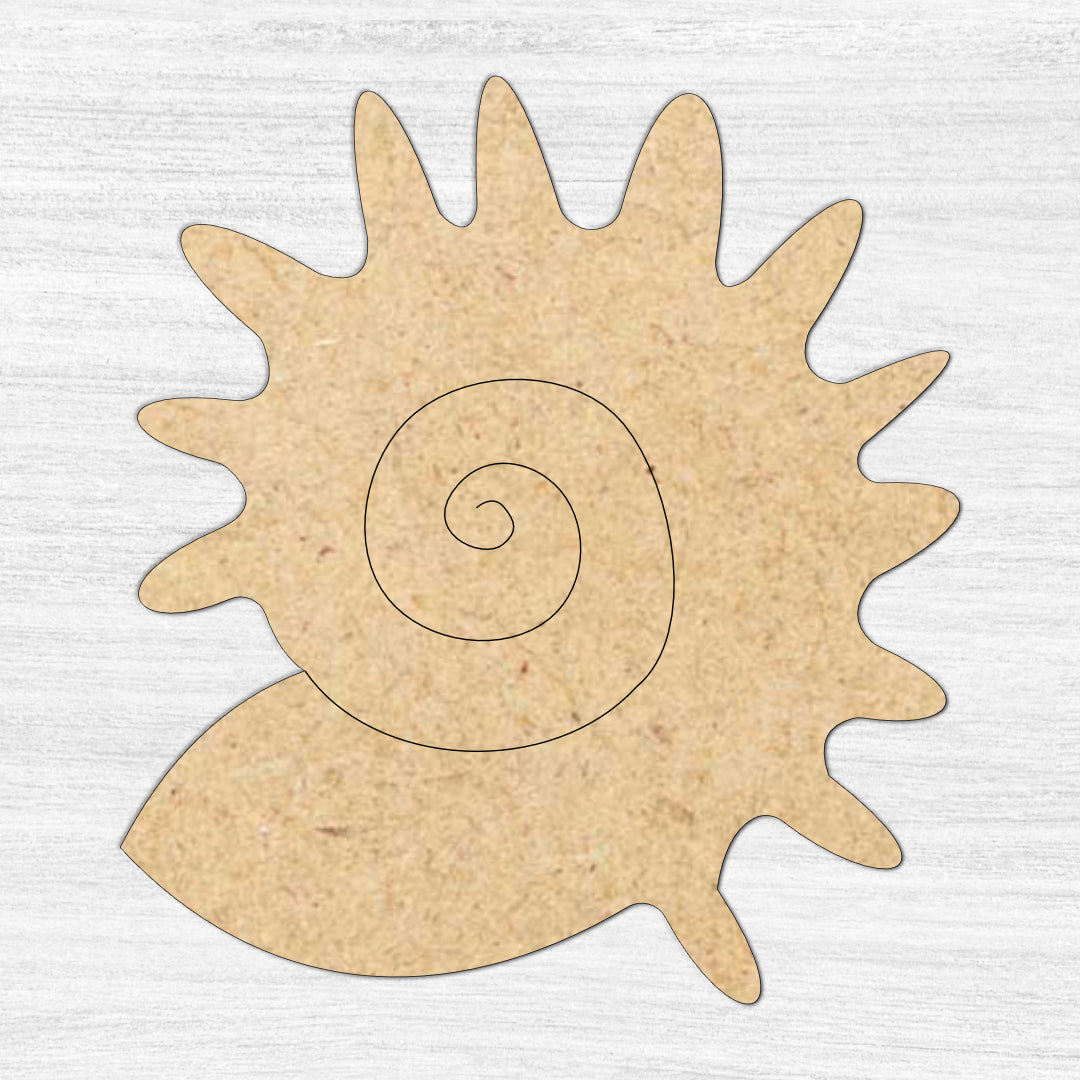 Shell 4 Wooden Craft Shape