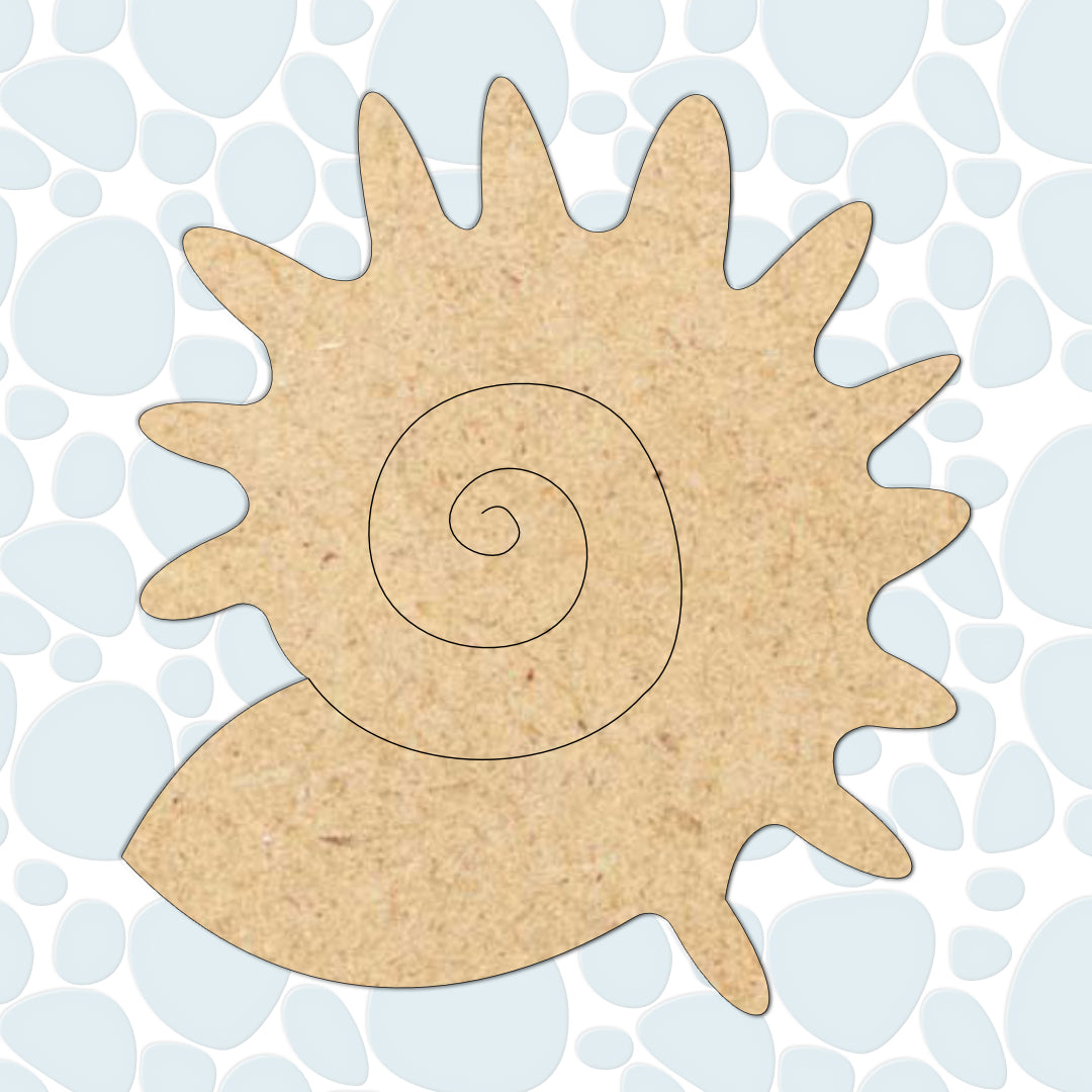 Shell 4 Wooden Craft Shape