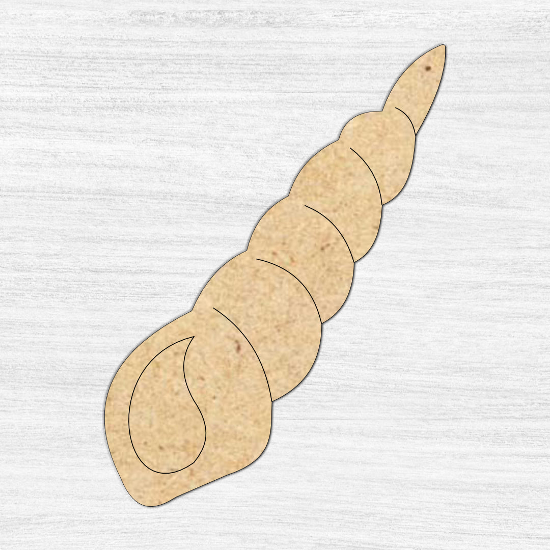 Shell 5 Wooden Craft Shape