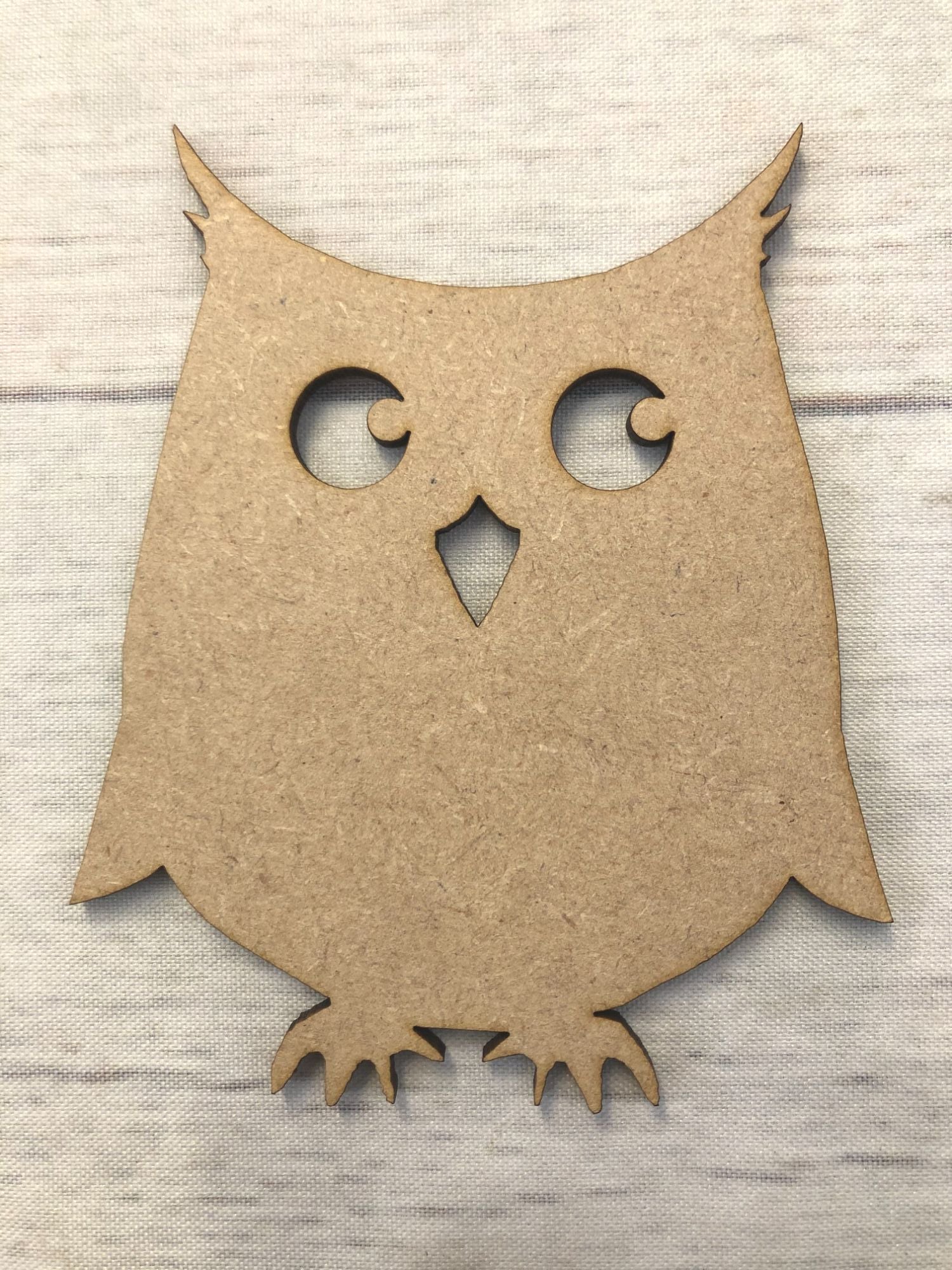 Owl 1 Wooden Craft Shape