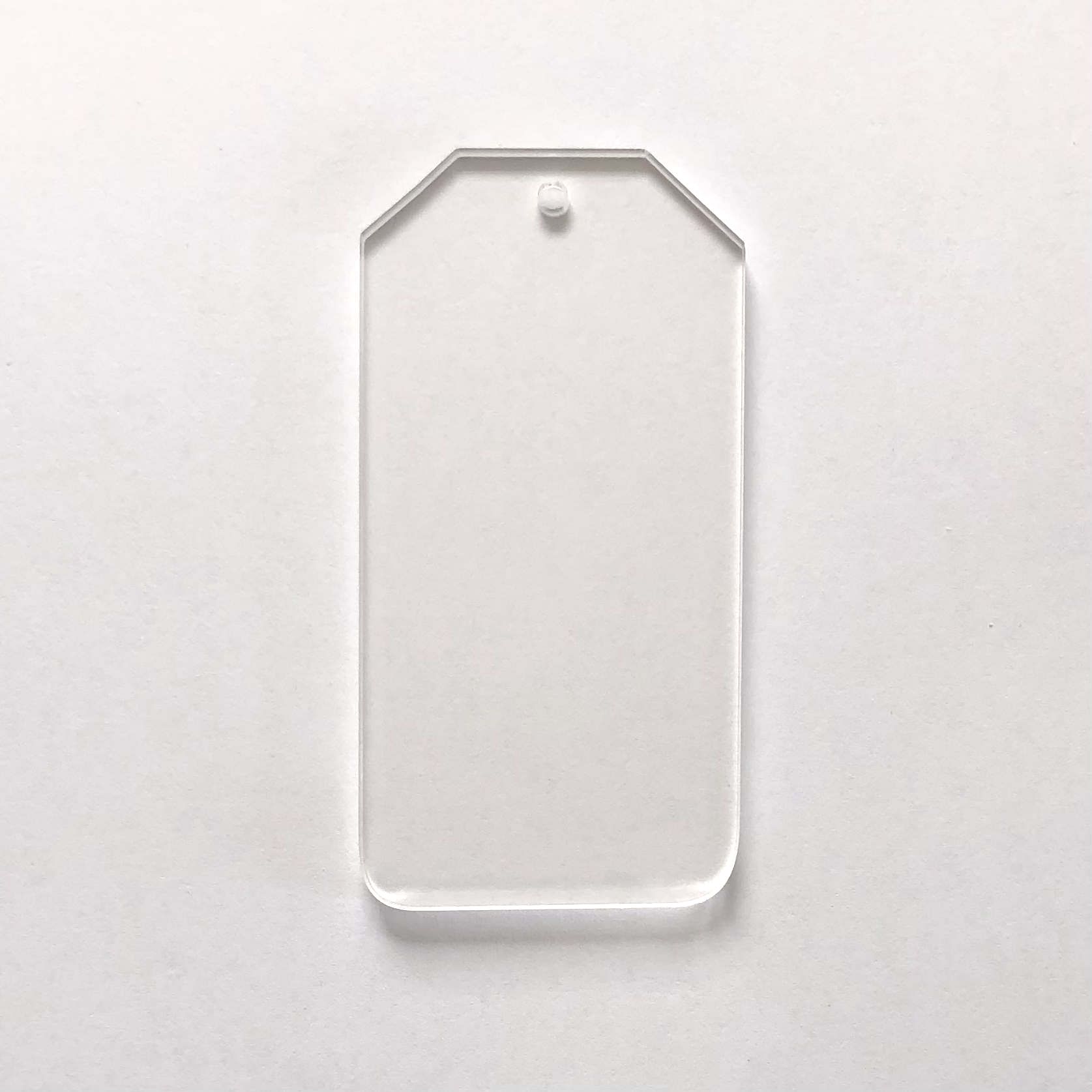 Clear Acrylic Tag Acrylic Craft Shape