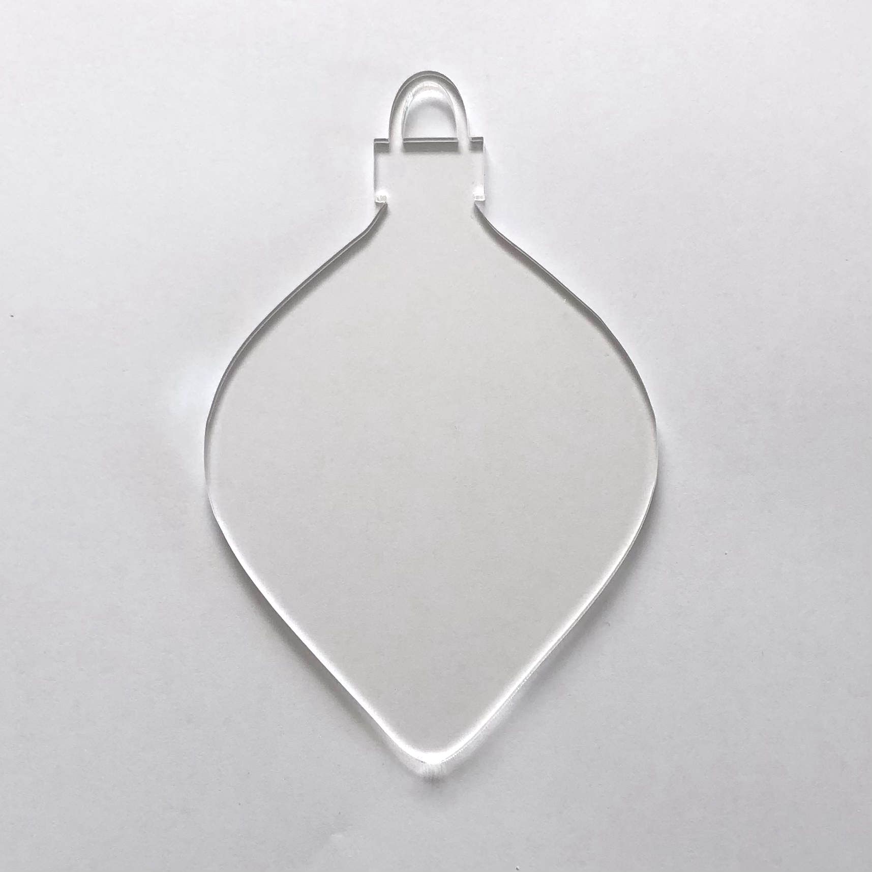 Clear Acrylic Bauble 5 Acrylic Craft Shape