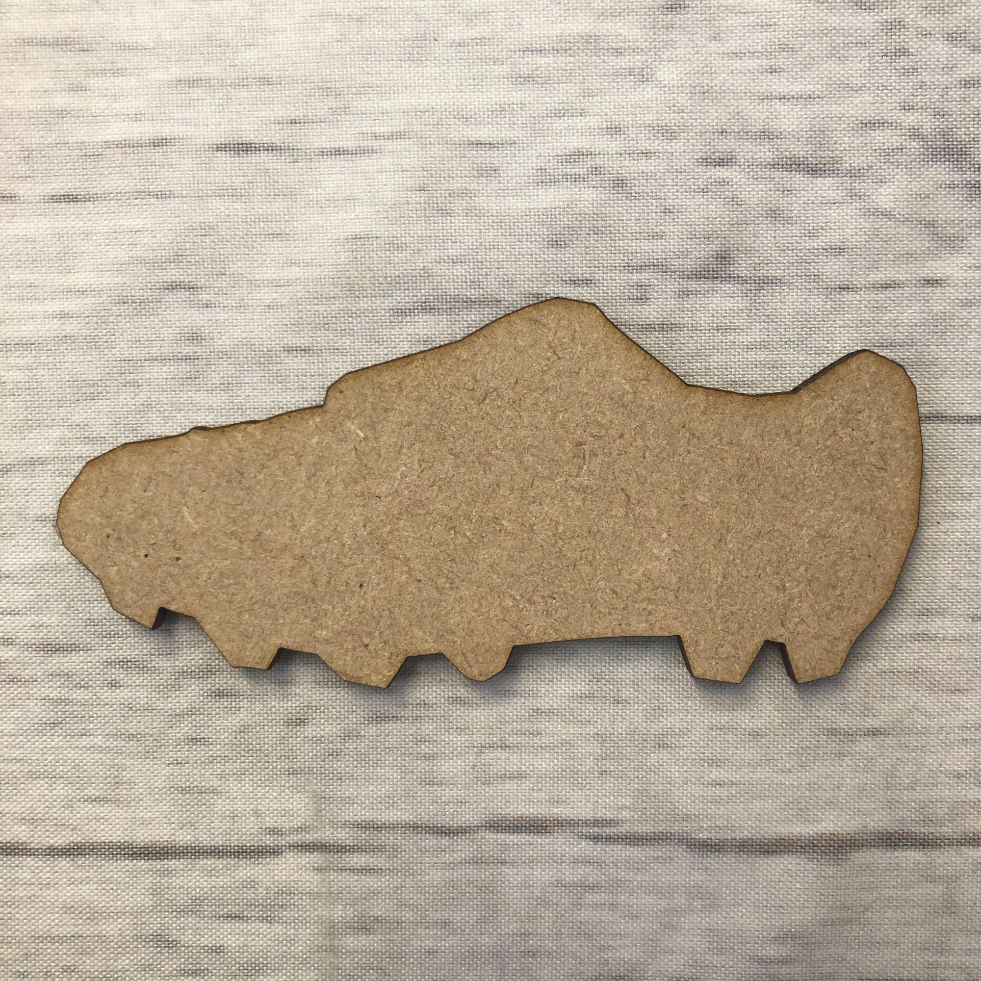 Football Boot Wooden Craft Shape