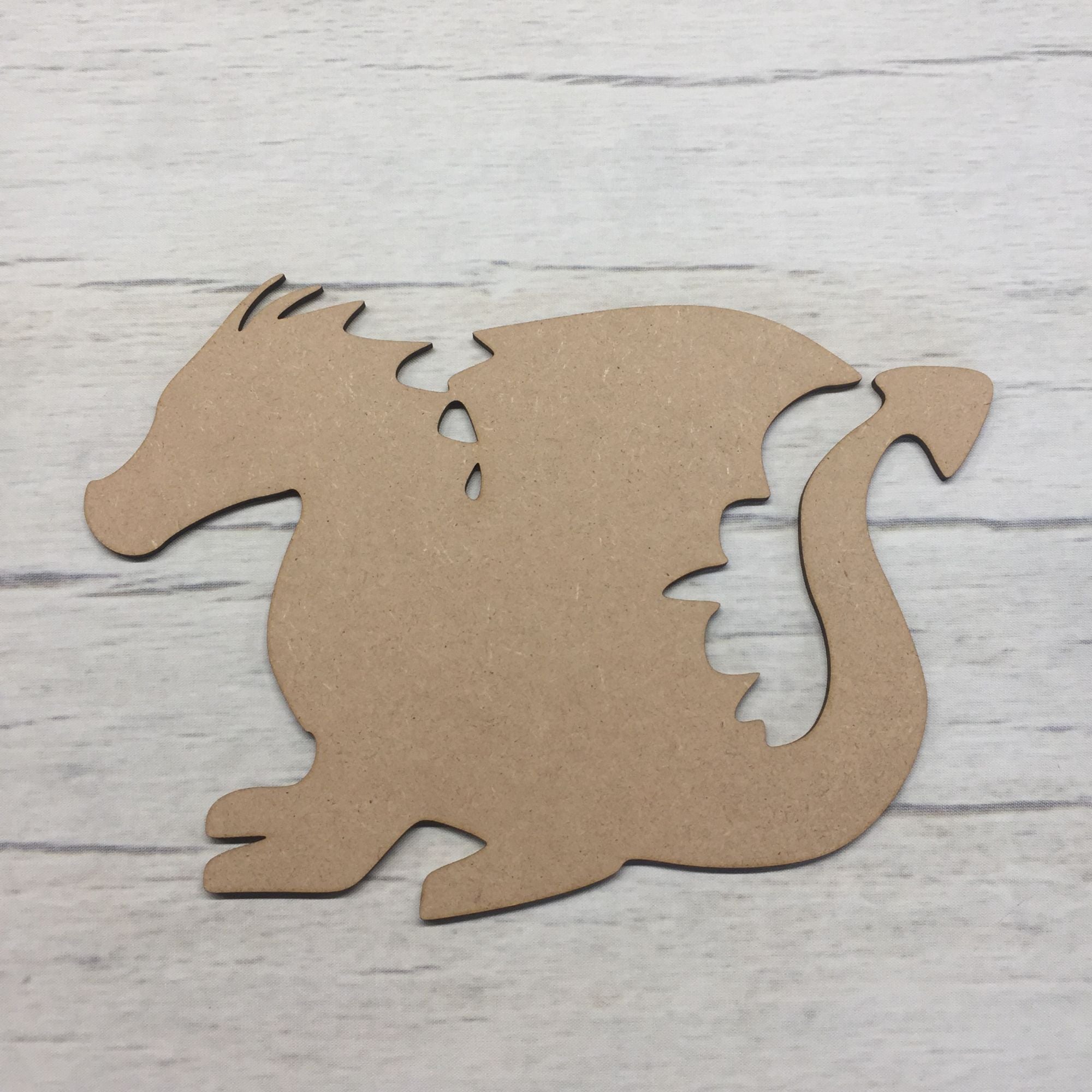 Dragon 2 Wooden Craft Shape