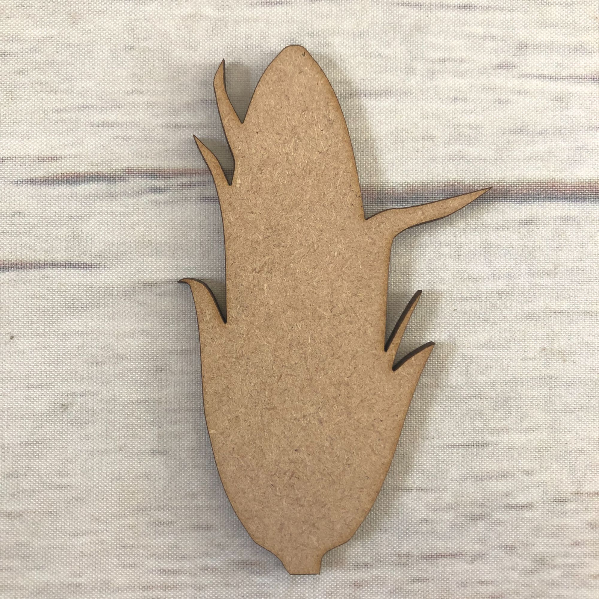 Sweetcorn Wooden Craft Shape