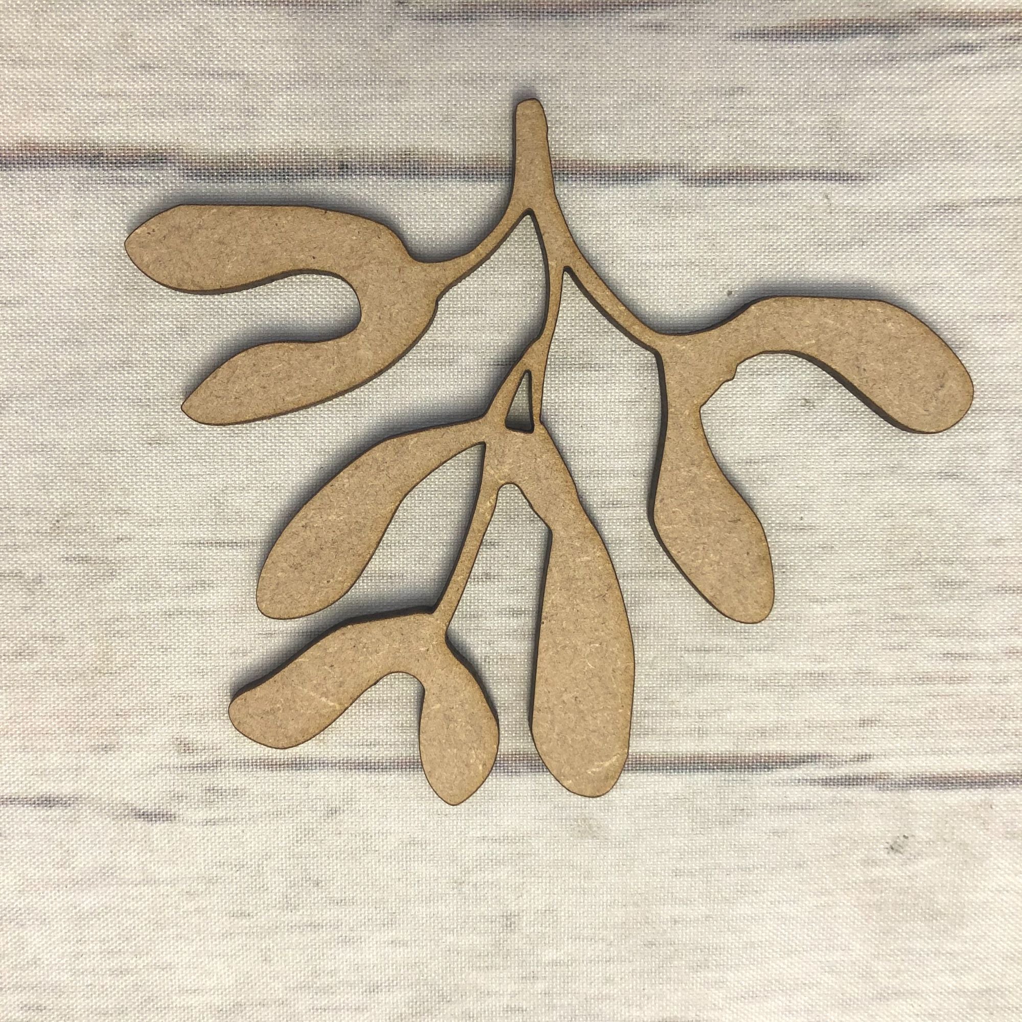 Mistletoe Wooden Craft Shape