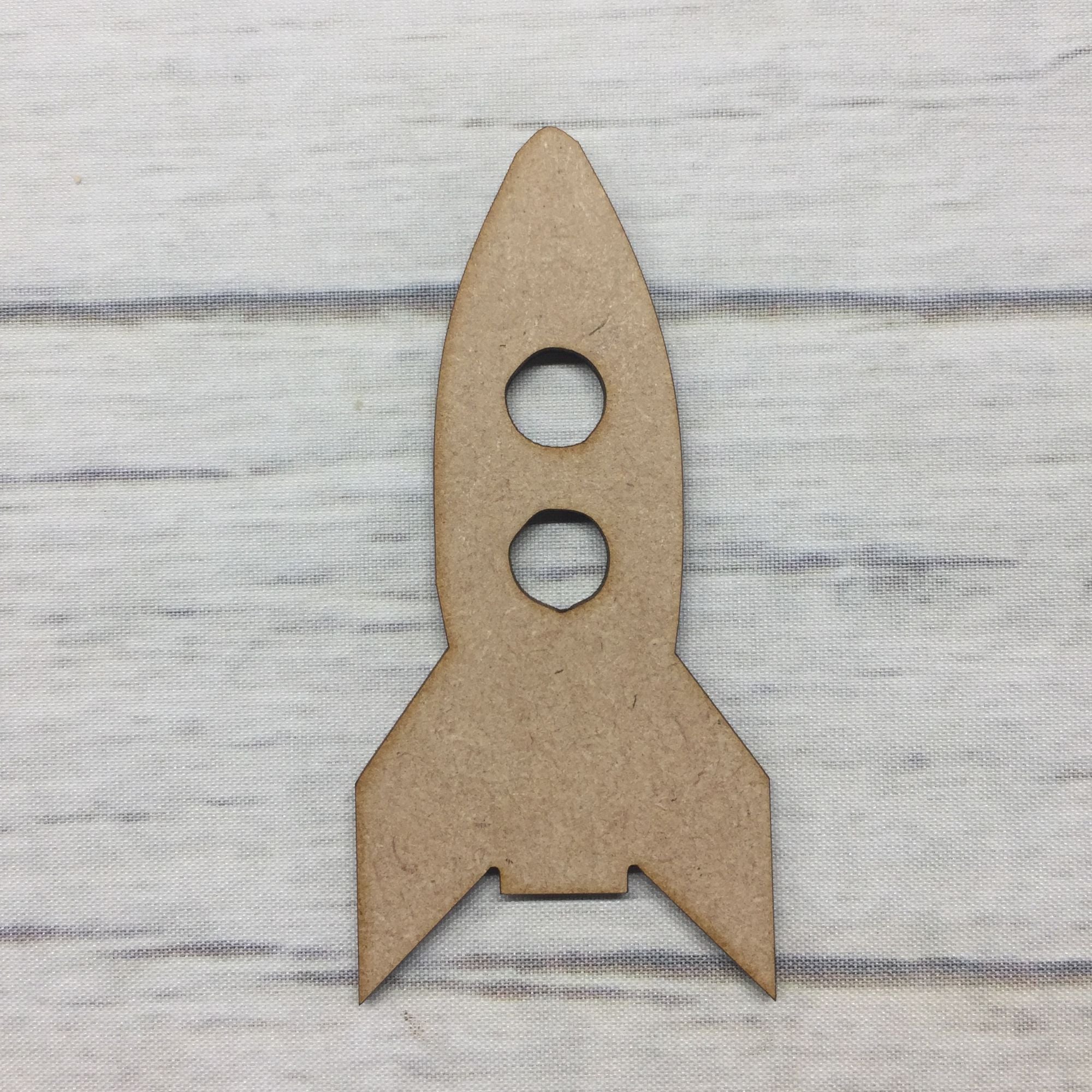 Space Rocket 1 Wooden Craft Shape