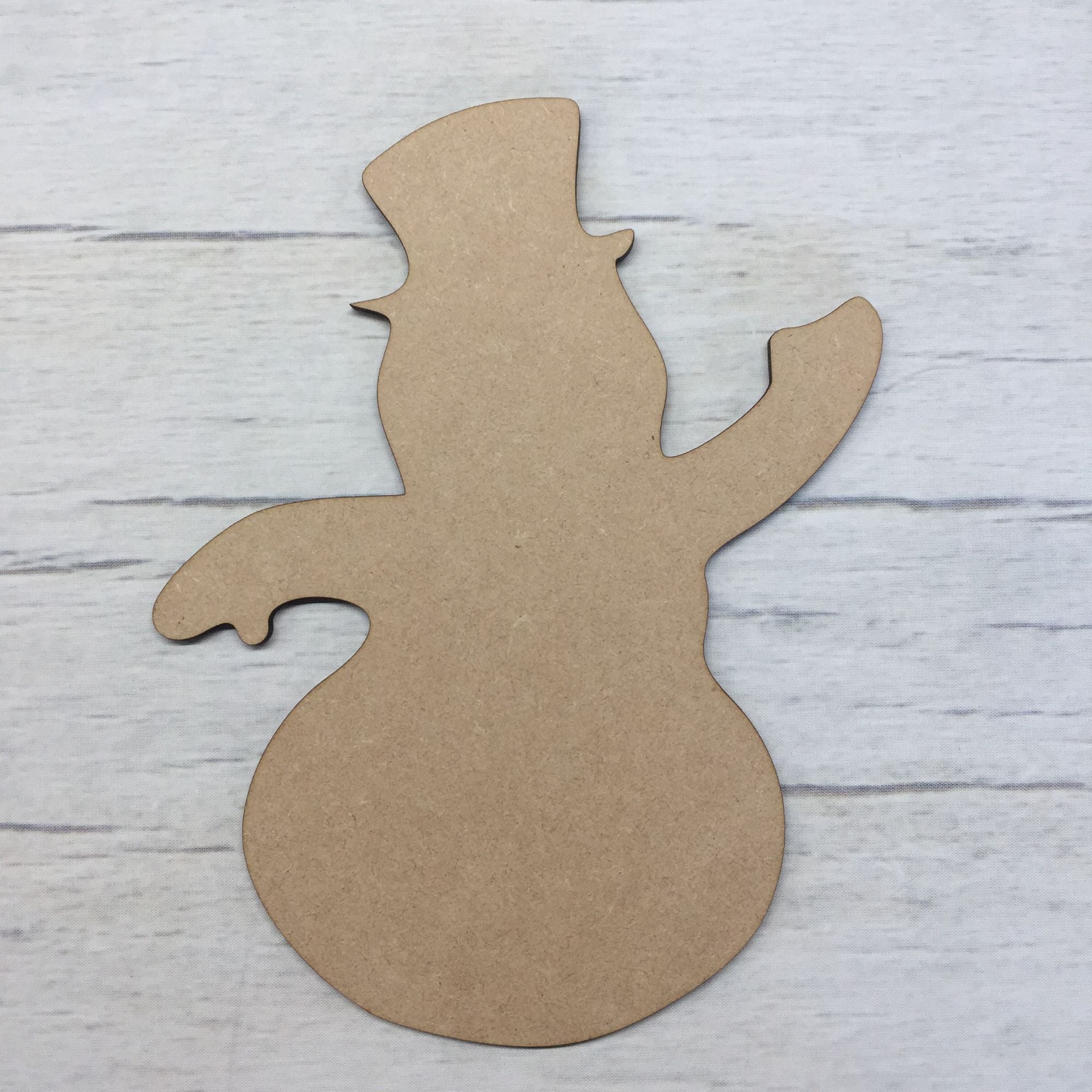 Snowman 1 Wooden Craft Shape
