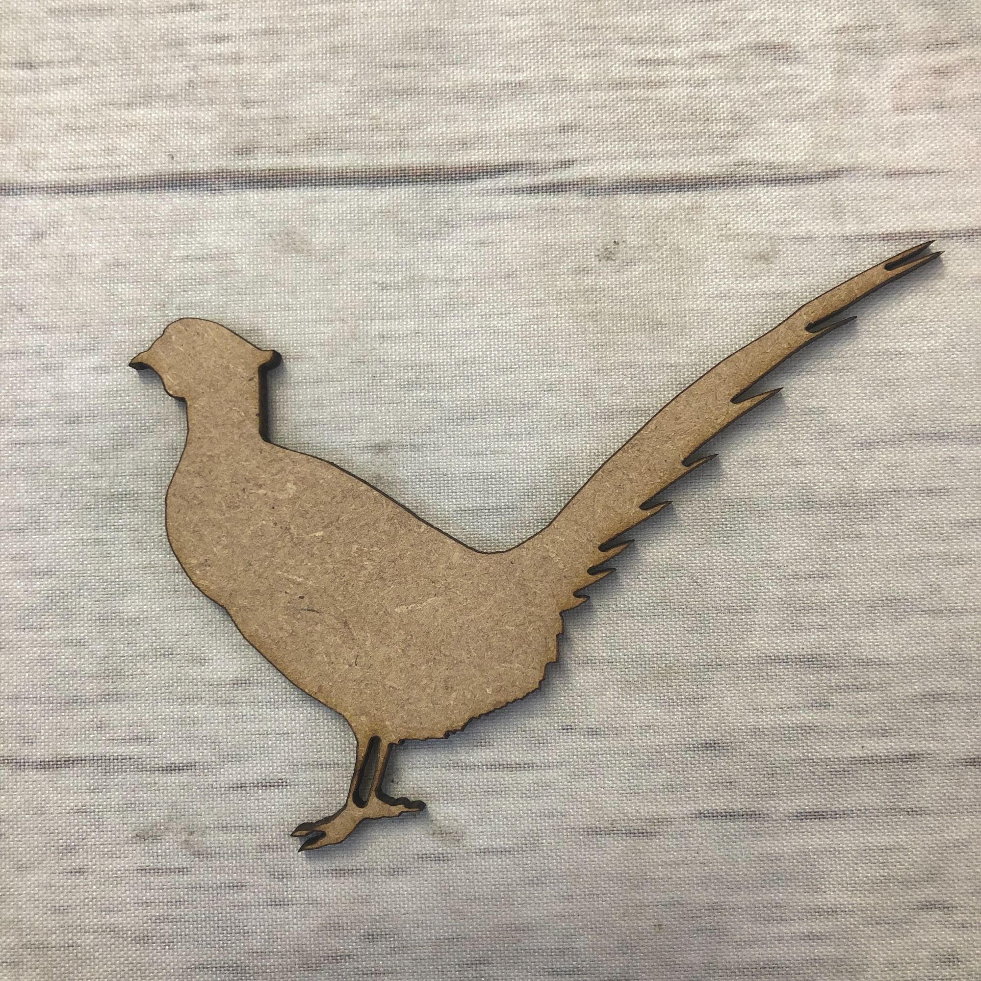 Pheasant Wooden Craft Shape
