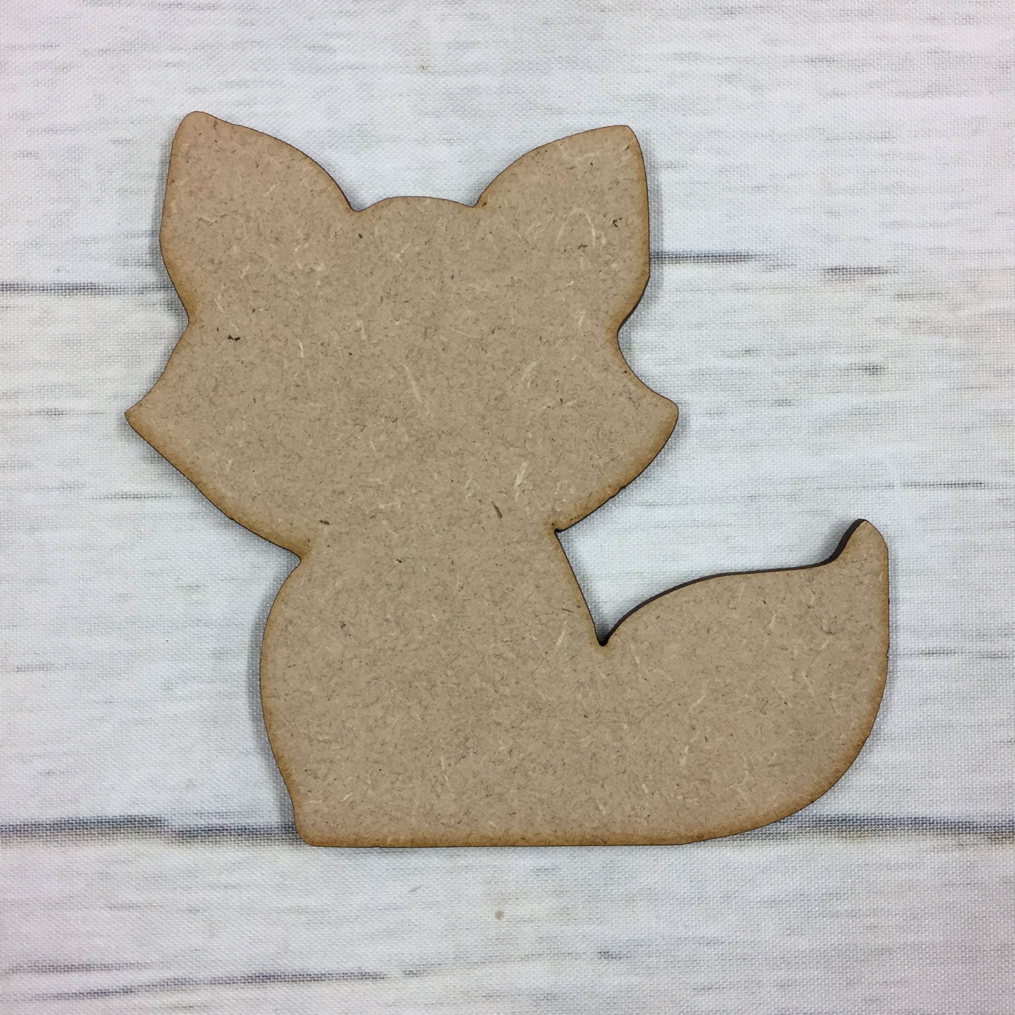 Fox 2 Wooden Craft Shape