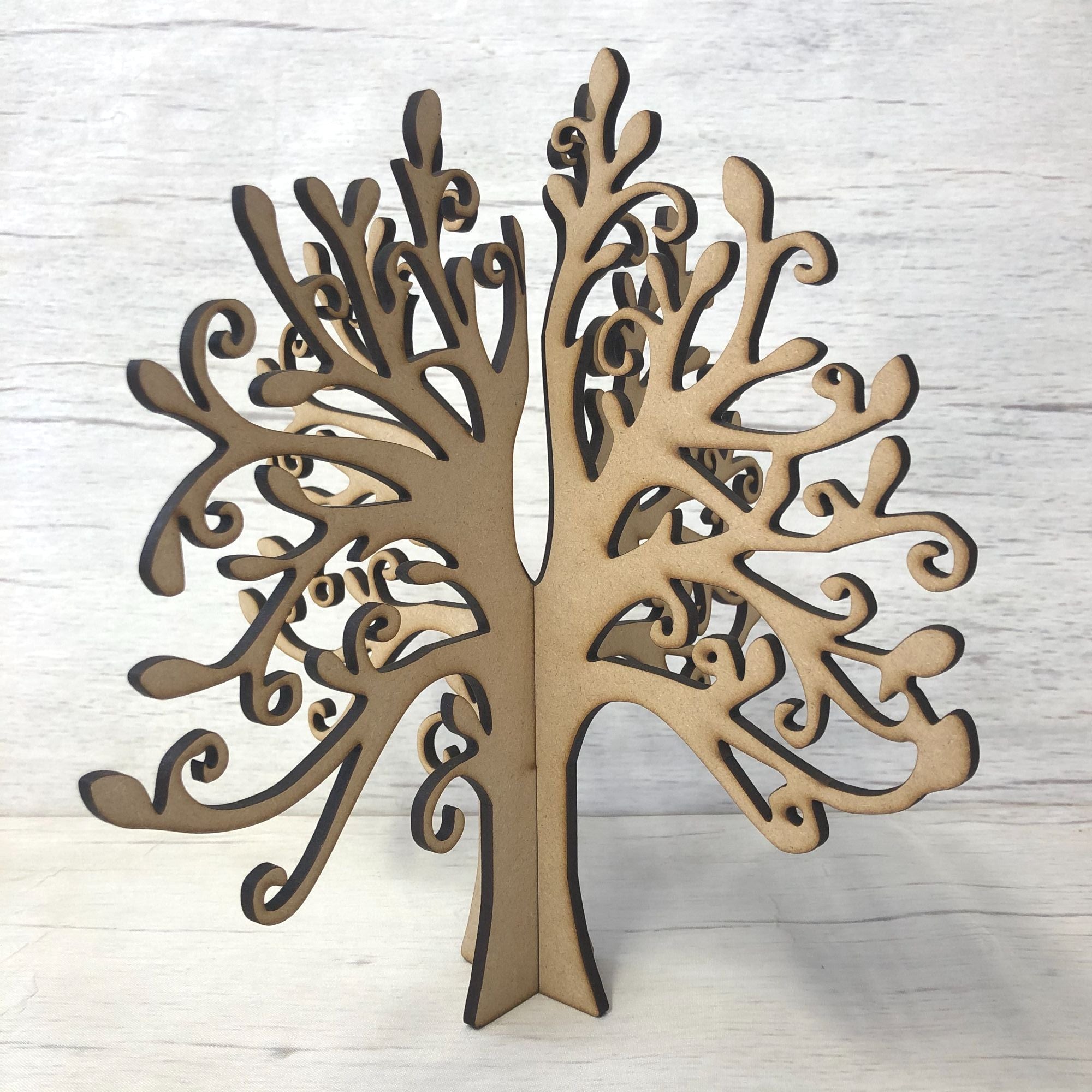 Decorative Family Tree 1 (3D) Wooden Craft Shape