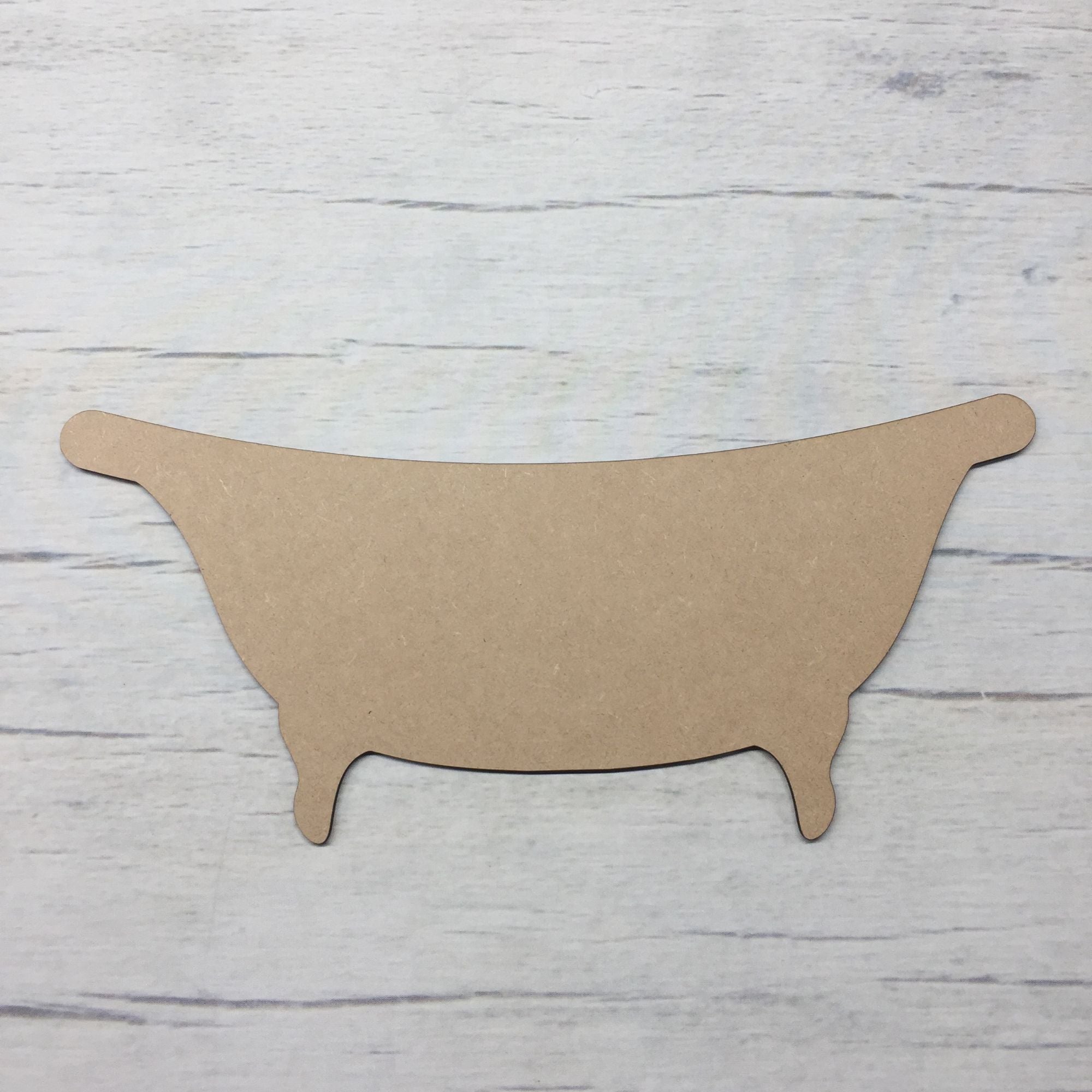 Bath 2 Wooden Craft Shape