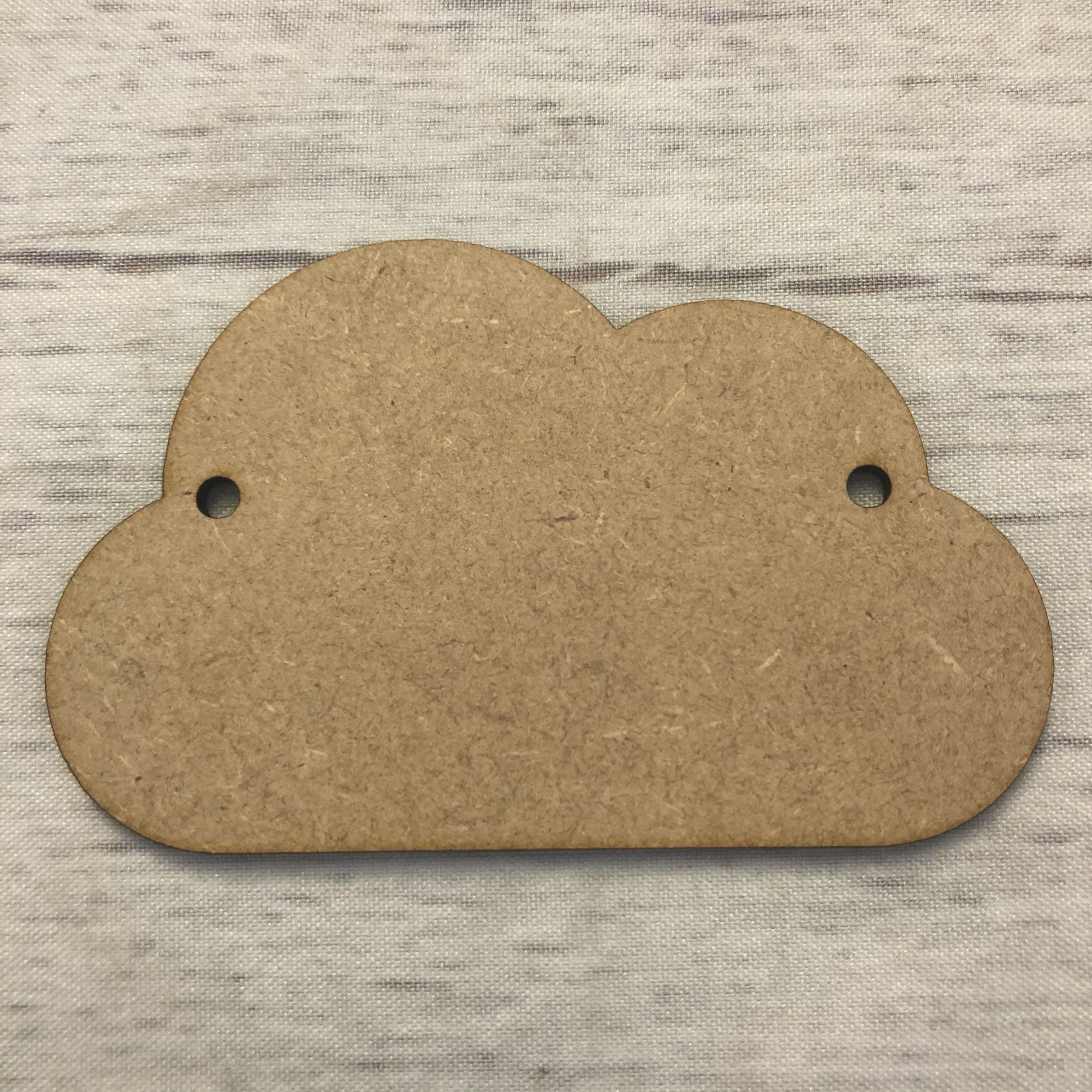 Bunting - Cloud Wooden Craft Shape