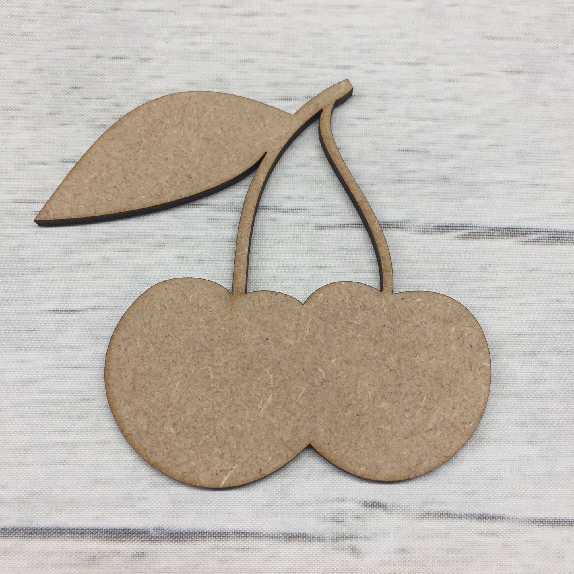 Cherries Wooden Craft Shape