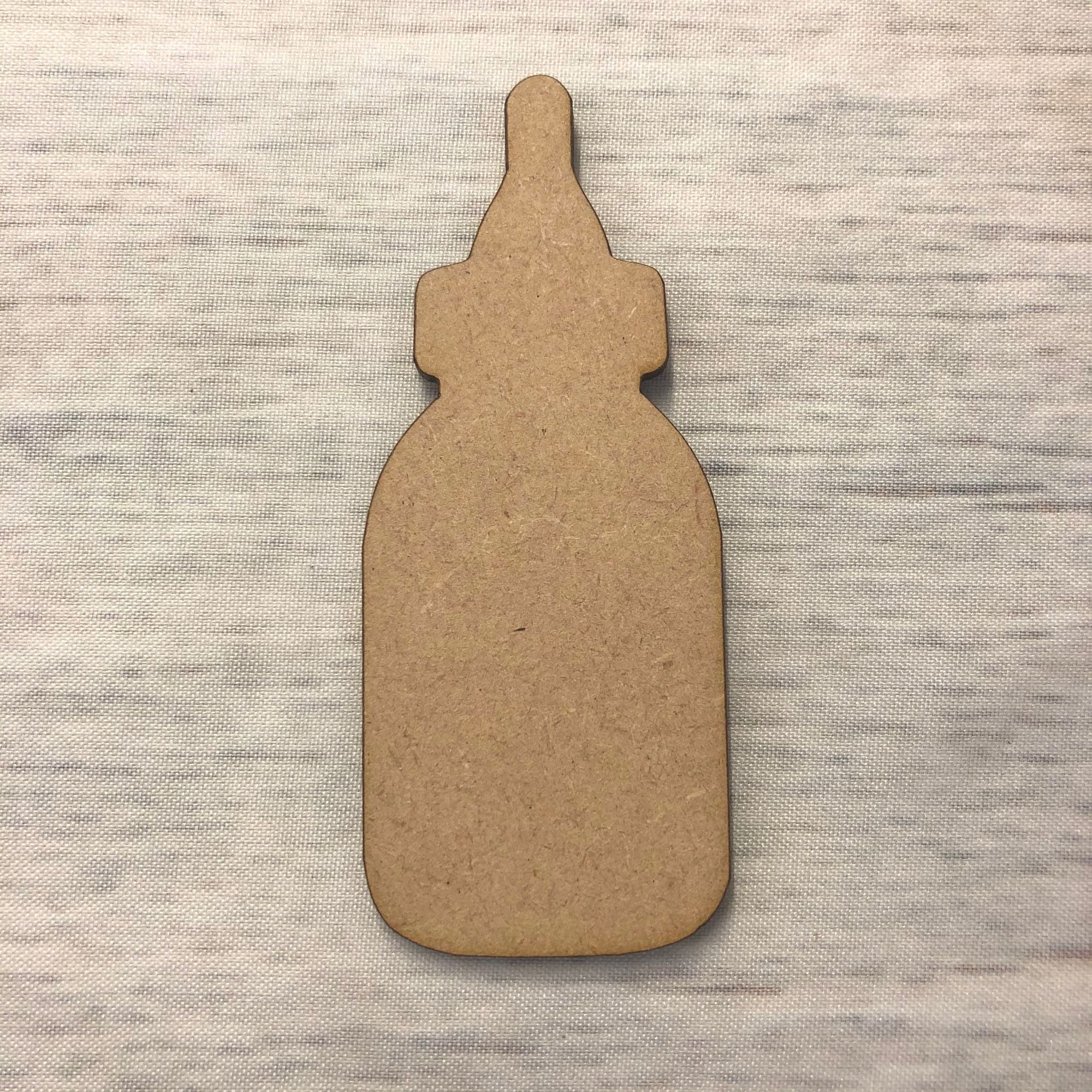 Baby bottle Wooden Craft Shape
