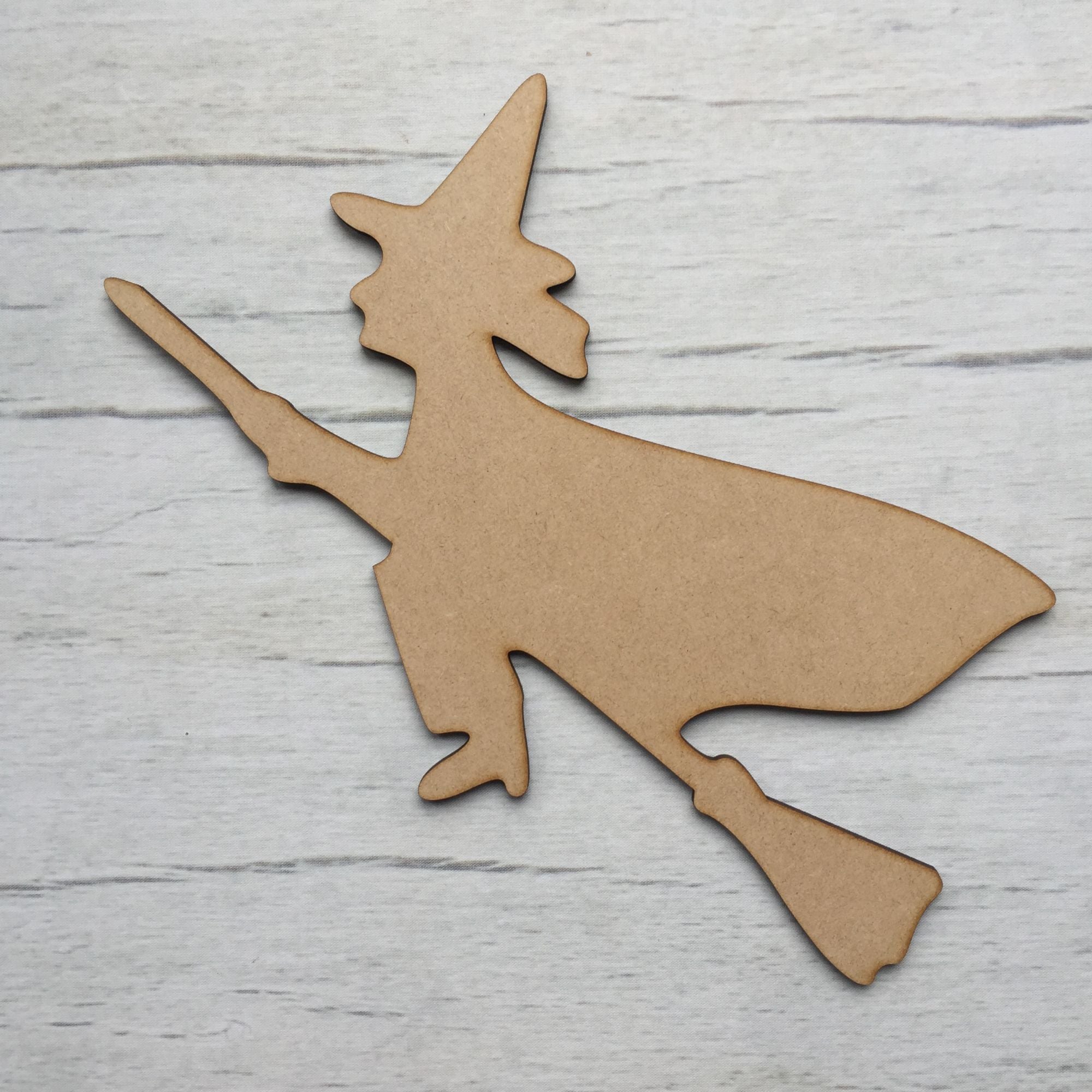 Witch Wooden Craft Shape