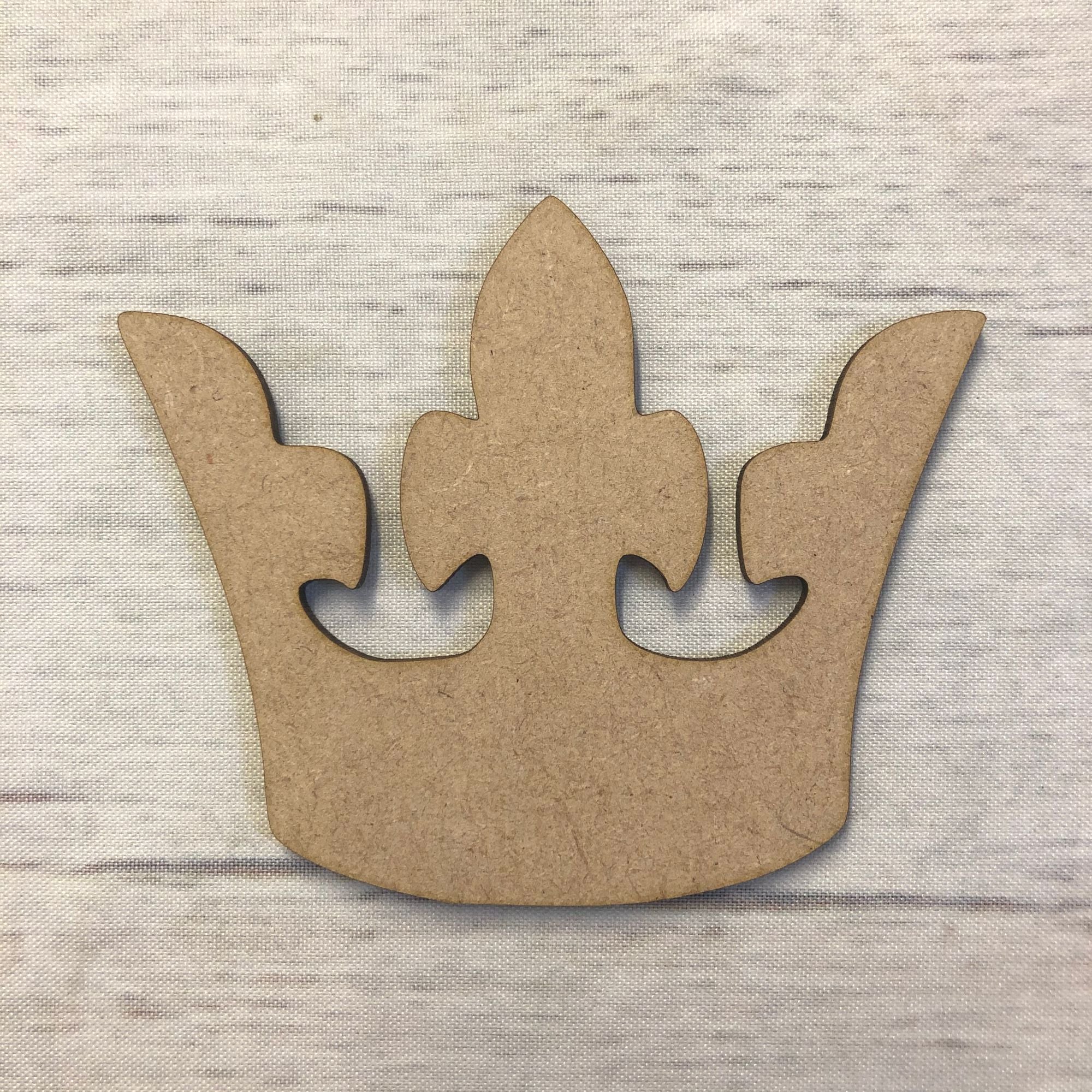 Crown 4 Wooden Craft Shape