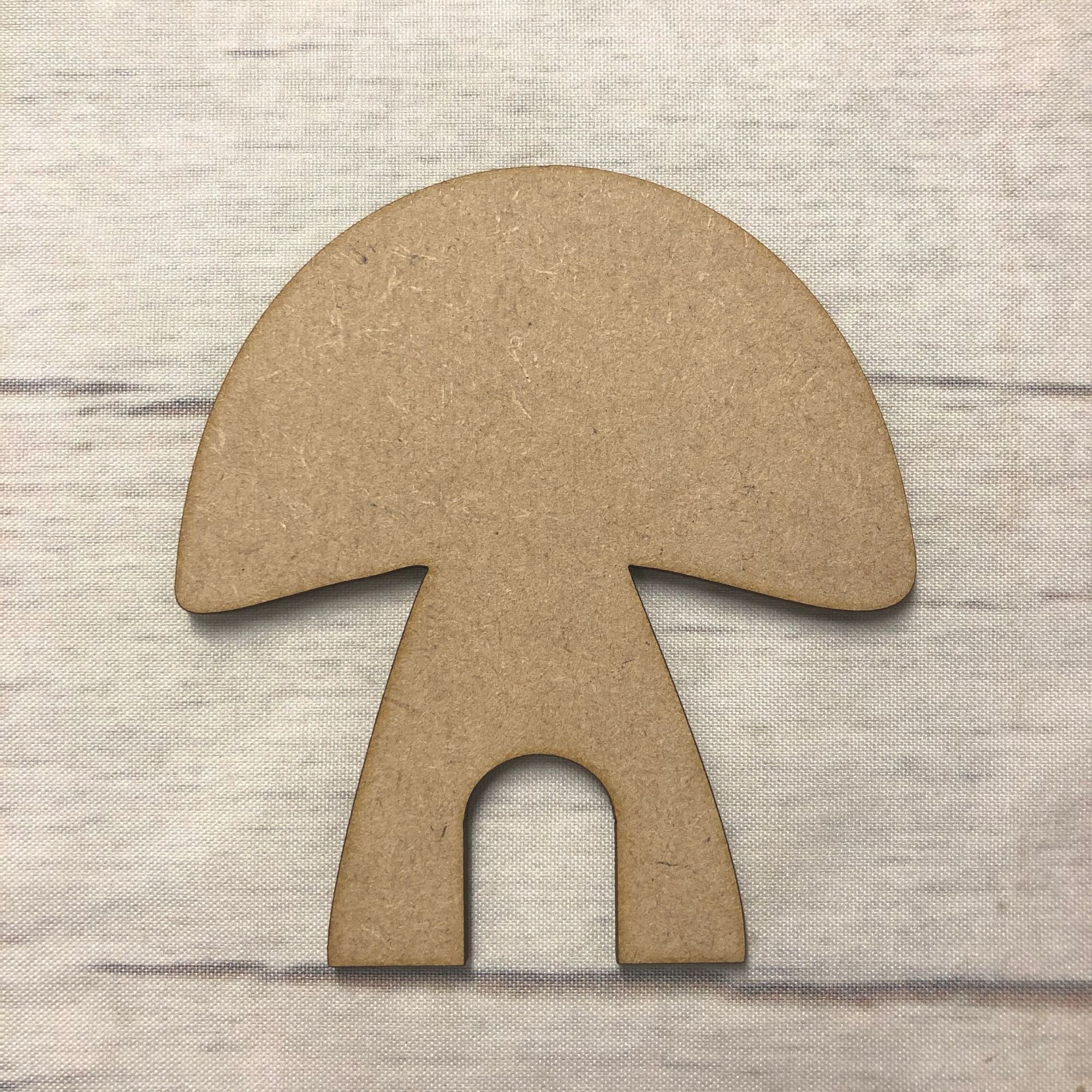 Fairy Mushroom House Wooden Craft Shape