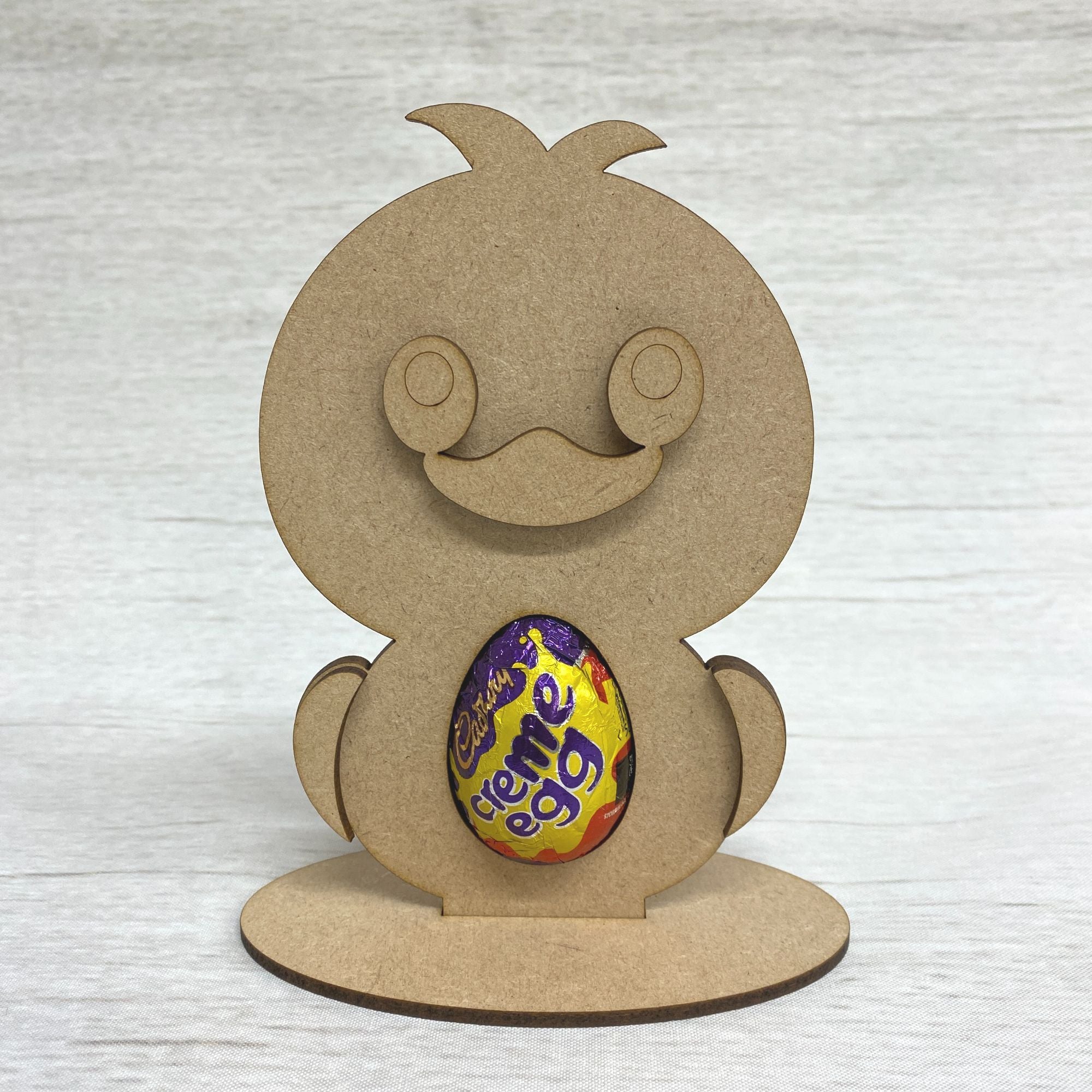 Egg Holder on Stand (Chick) Wooden Craft Shape