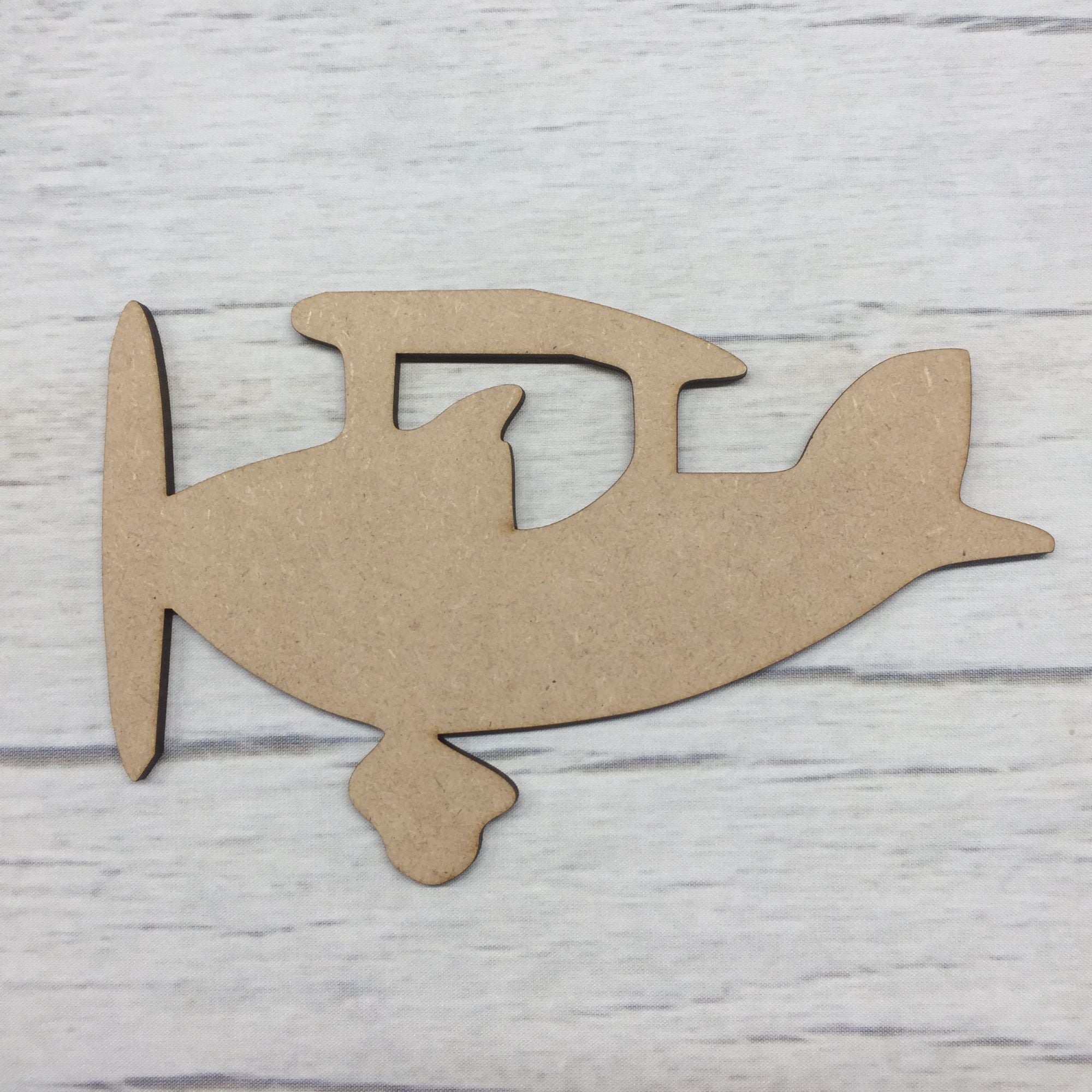 Plane 2 Wooden Craft Shape