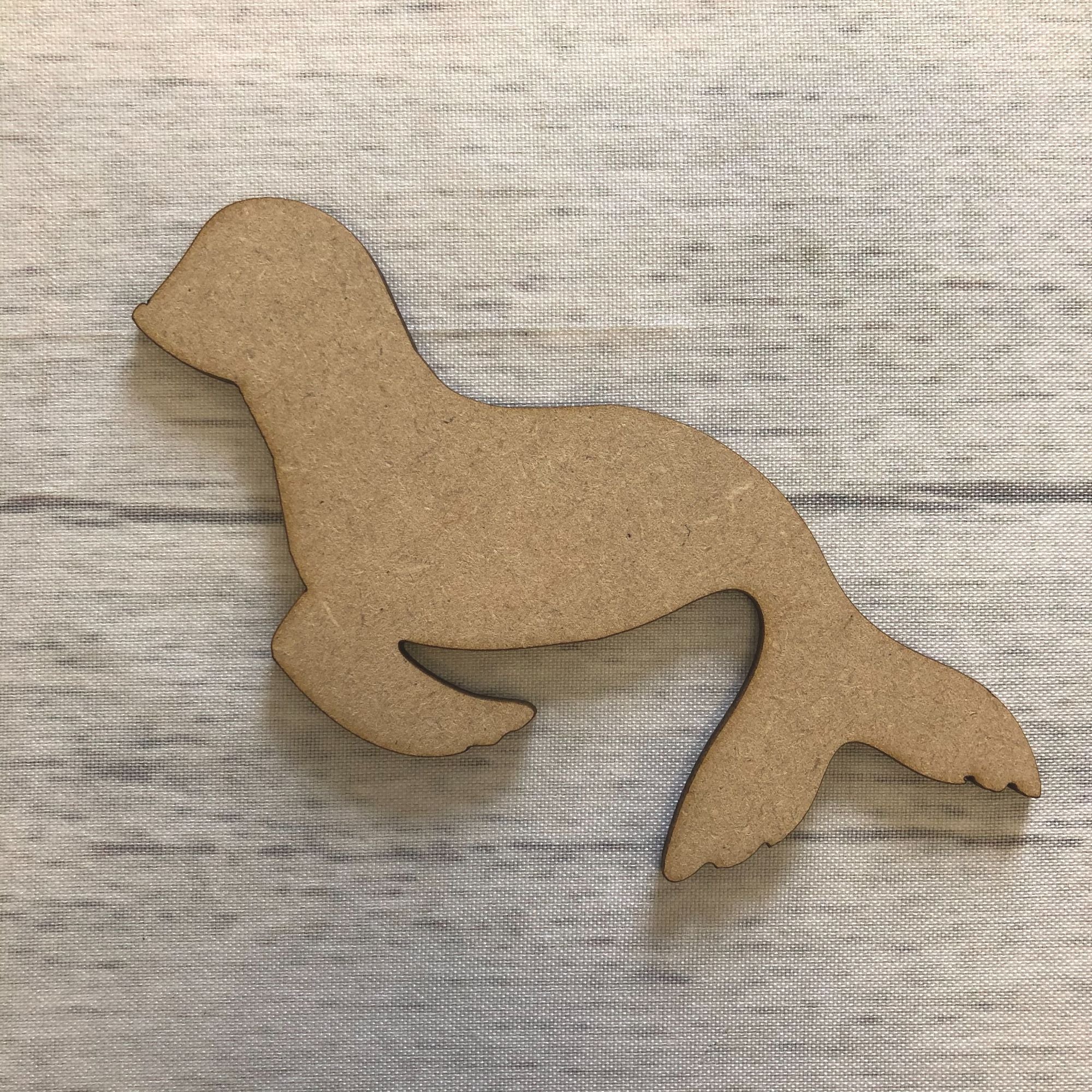 Sea Lion 1 Wooden Craft Shape