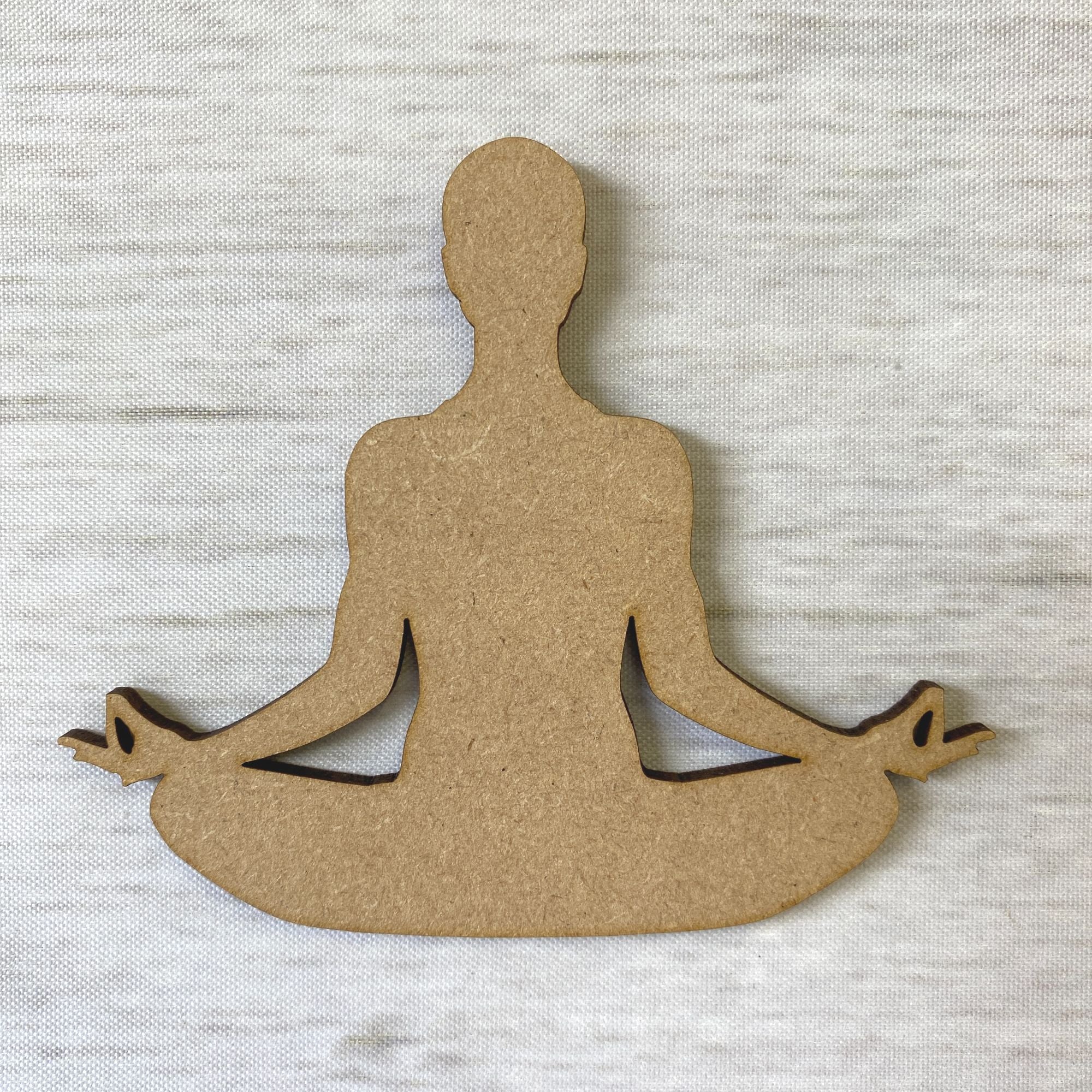 Meditation Wooden Craft Shape