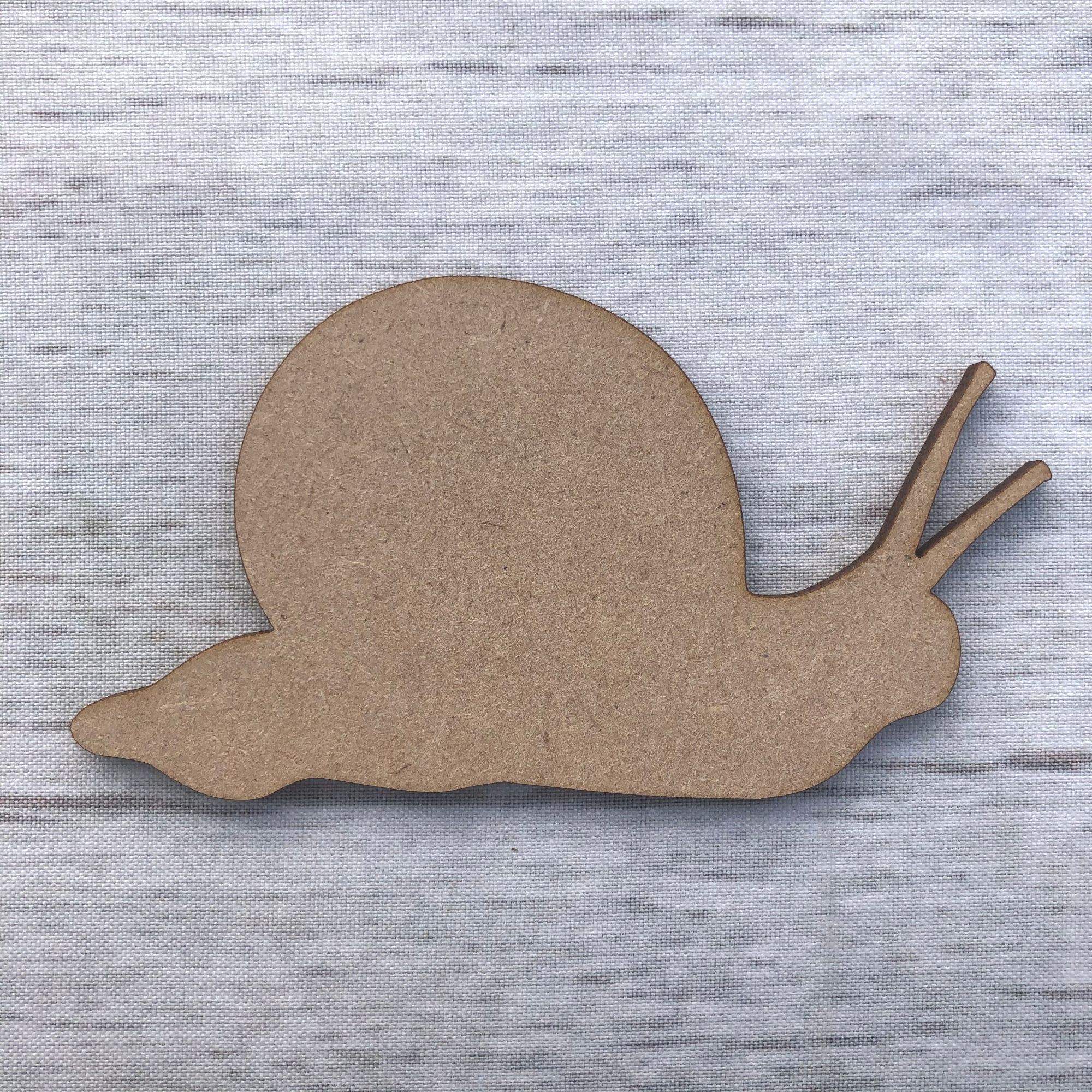 Snail 3 Wooden Craft Shape