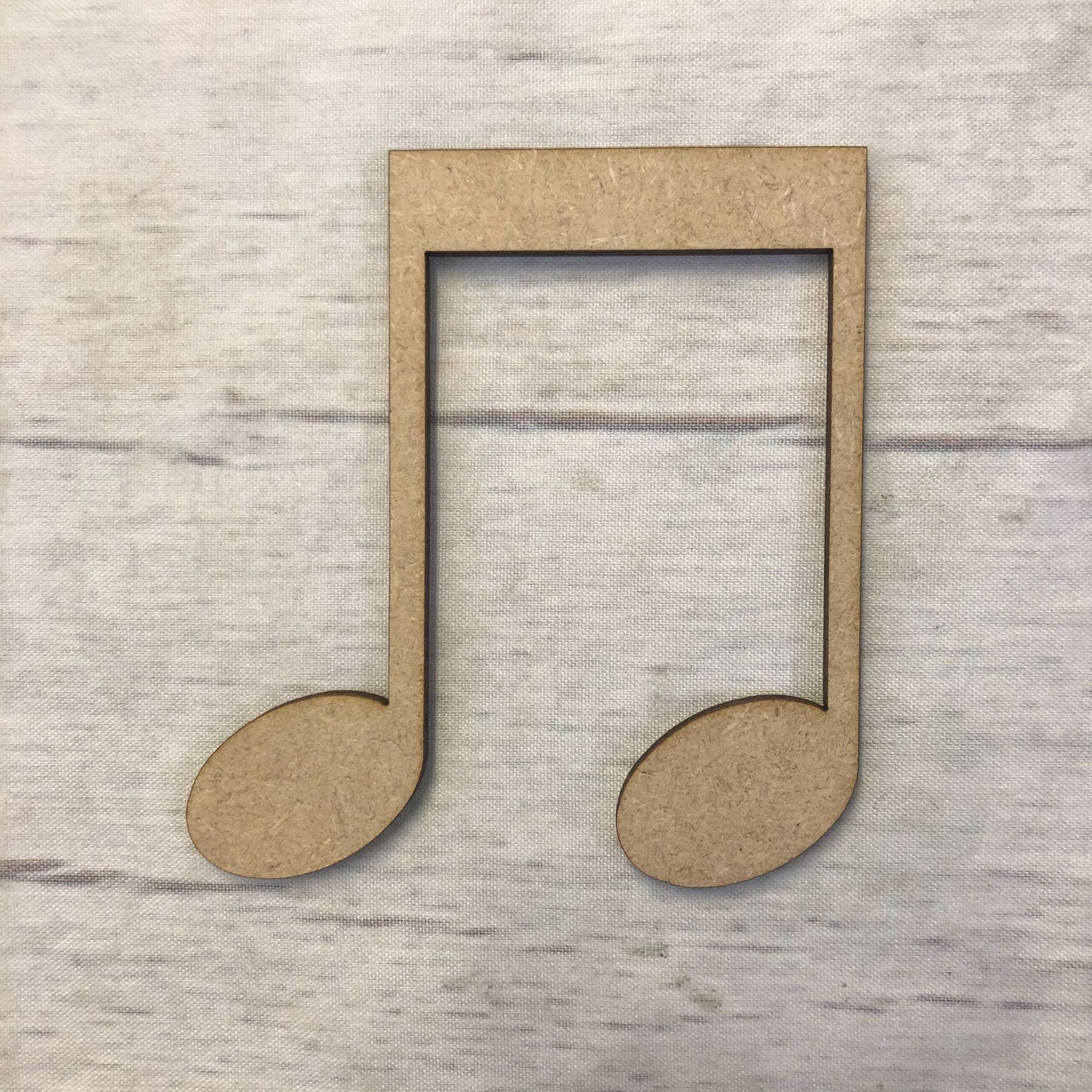 Music Note 1 Wooden Craft Shape