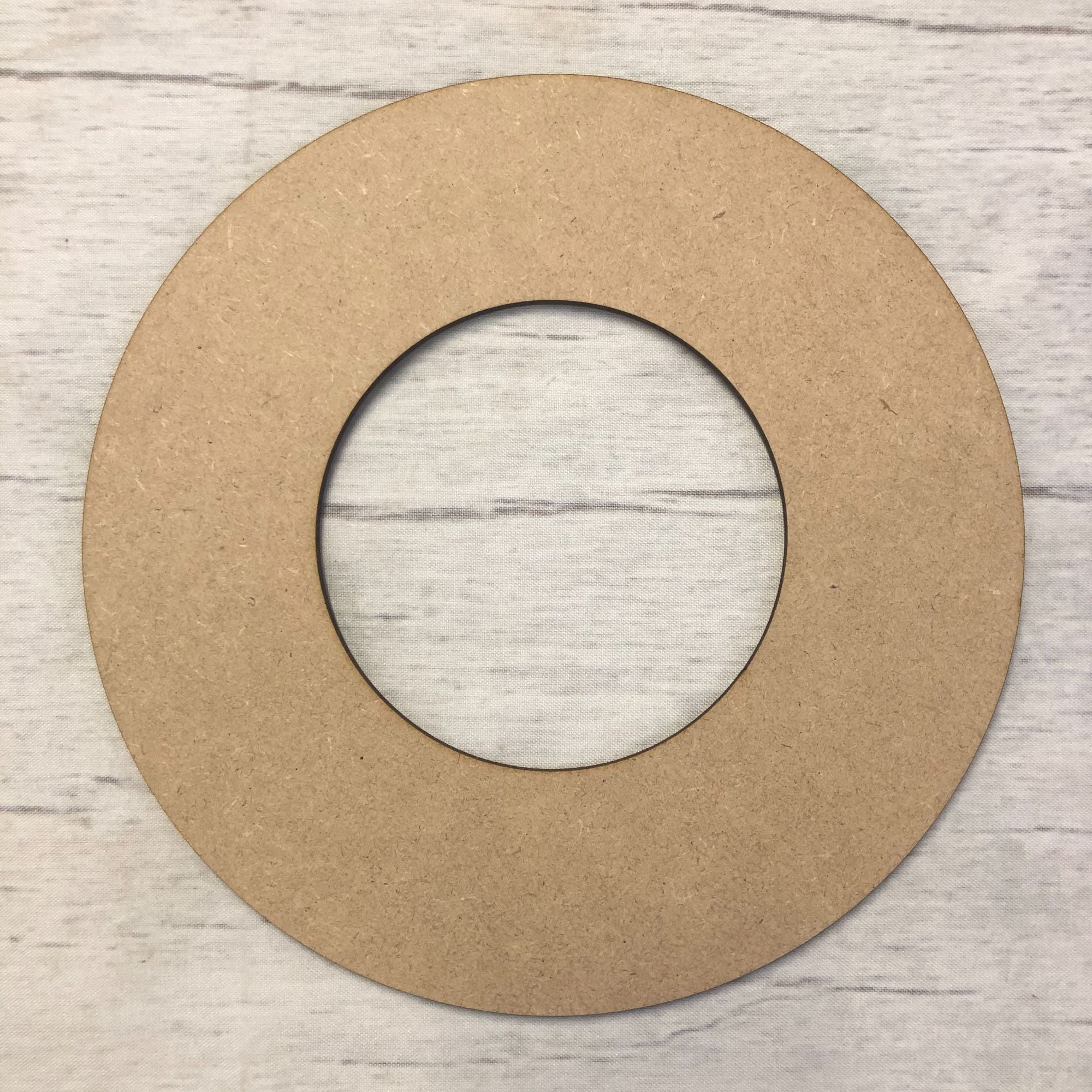 Wreath - Plain Wooden Craft Shape
