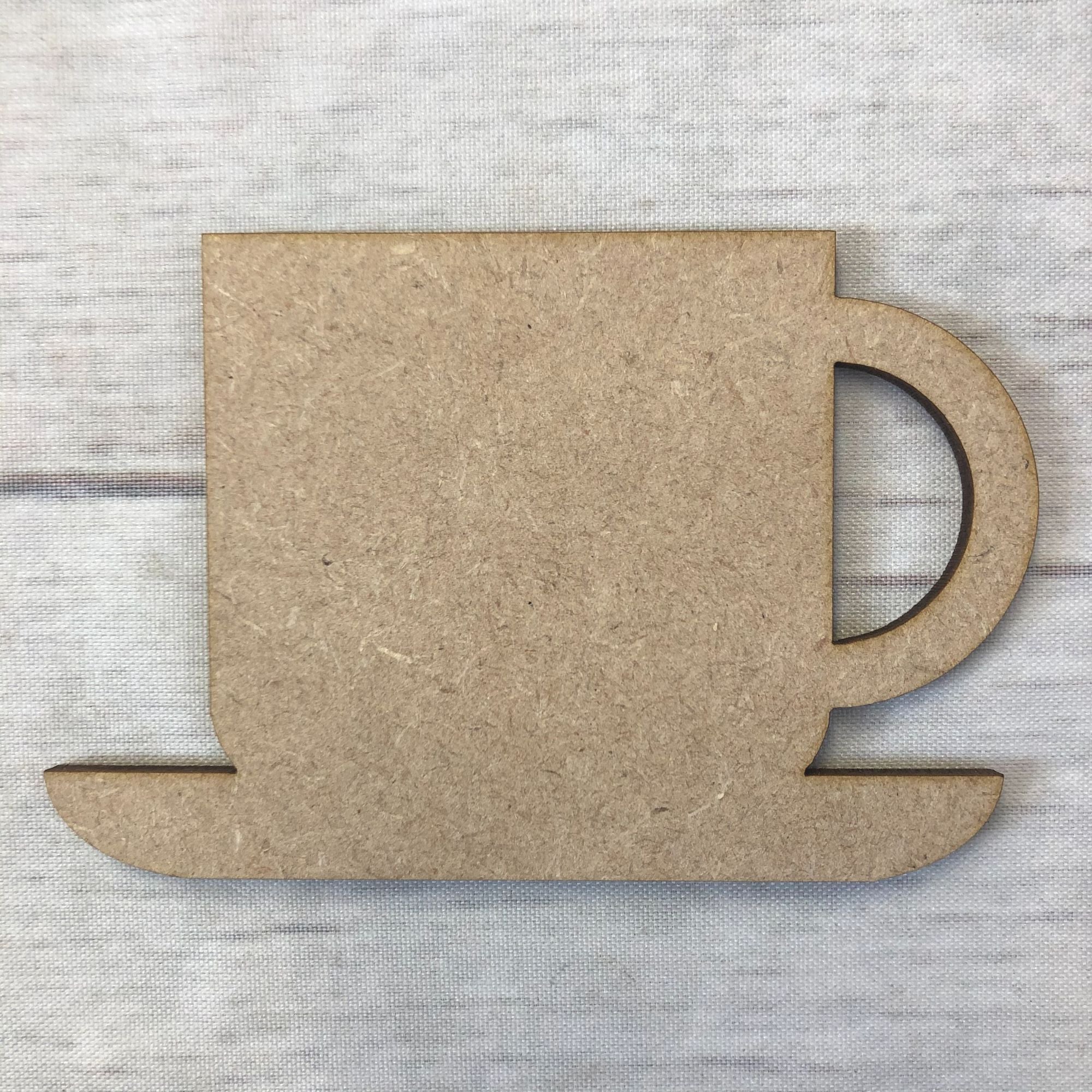 Cup & Saucer 2 Wooden Craft Shape