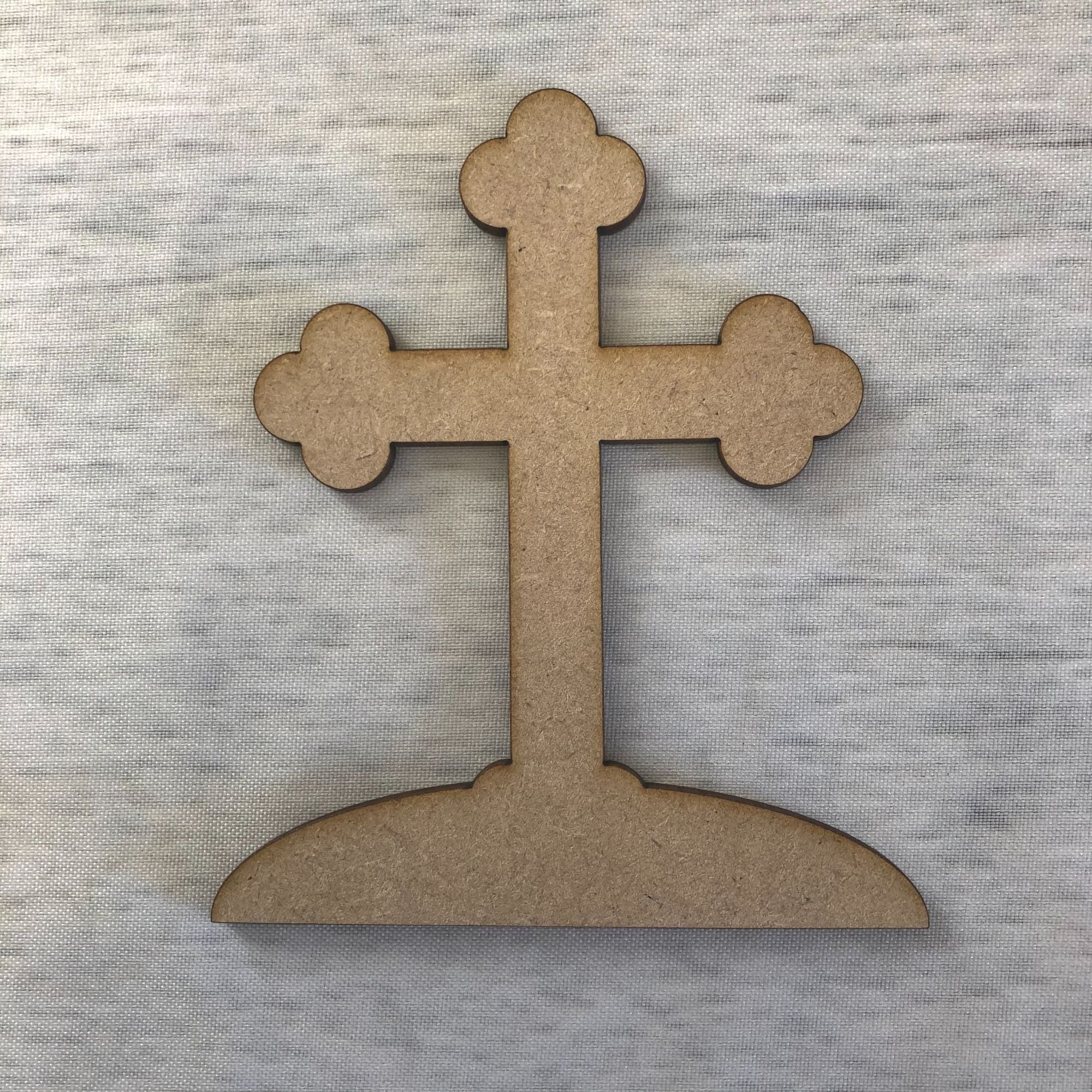 Cross 2 Wooden Craft Shape