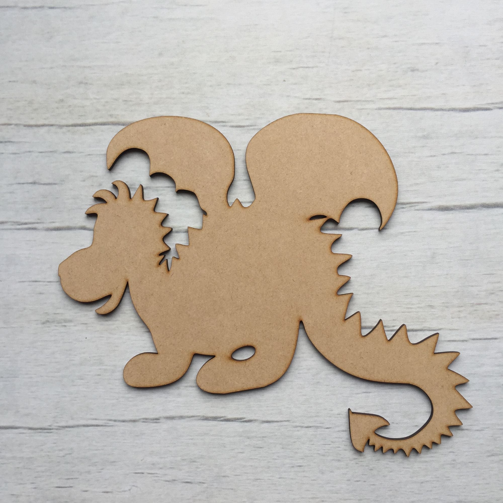Dragon 1 Wooden Craft Shape