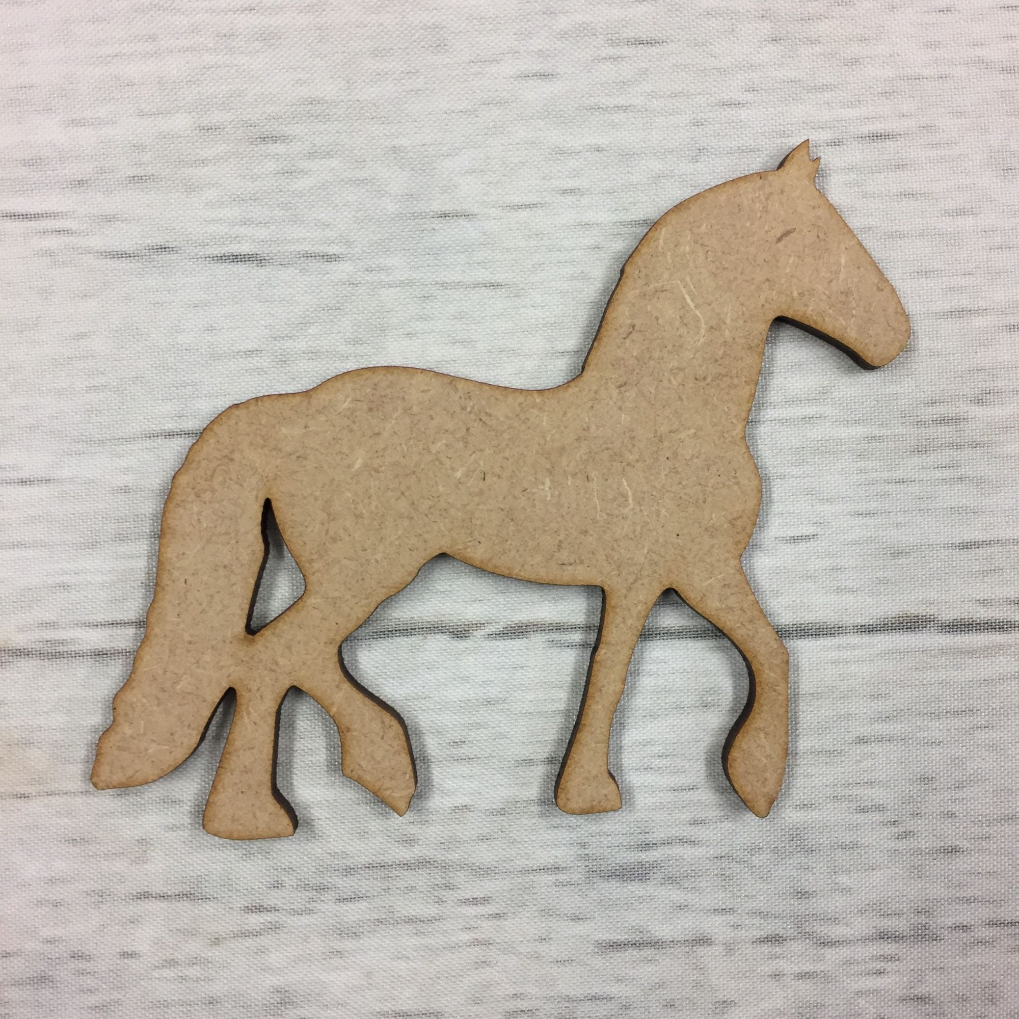 Horse 2 - Cob Horse Wooden Craft Shape