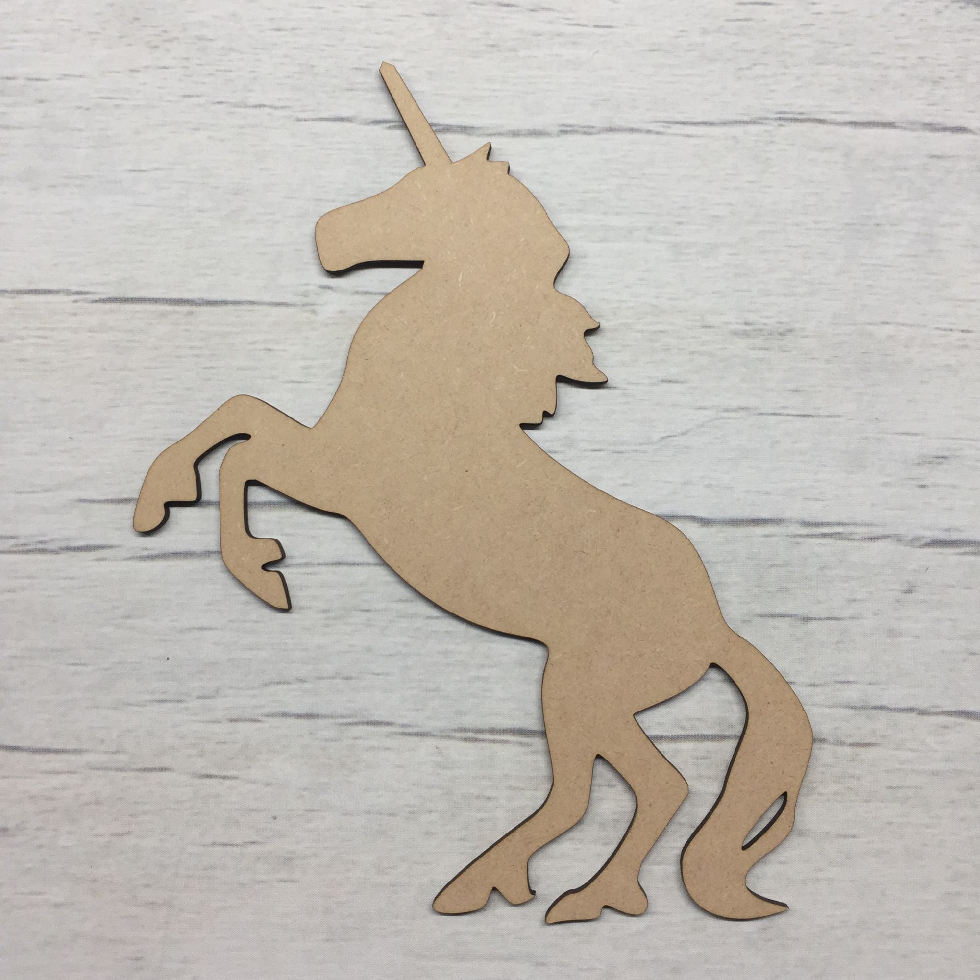 Unicorn horse 1 Wooden Craft Shape