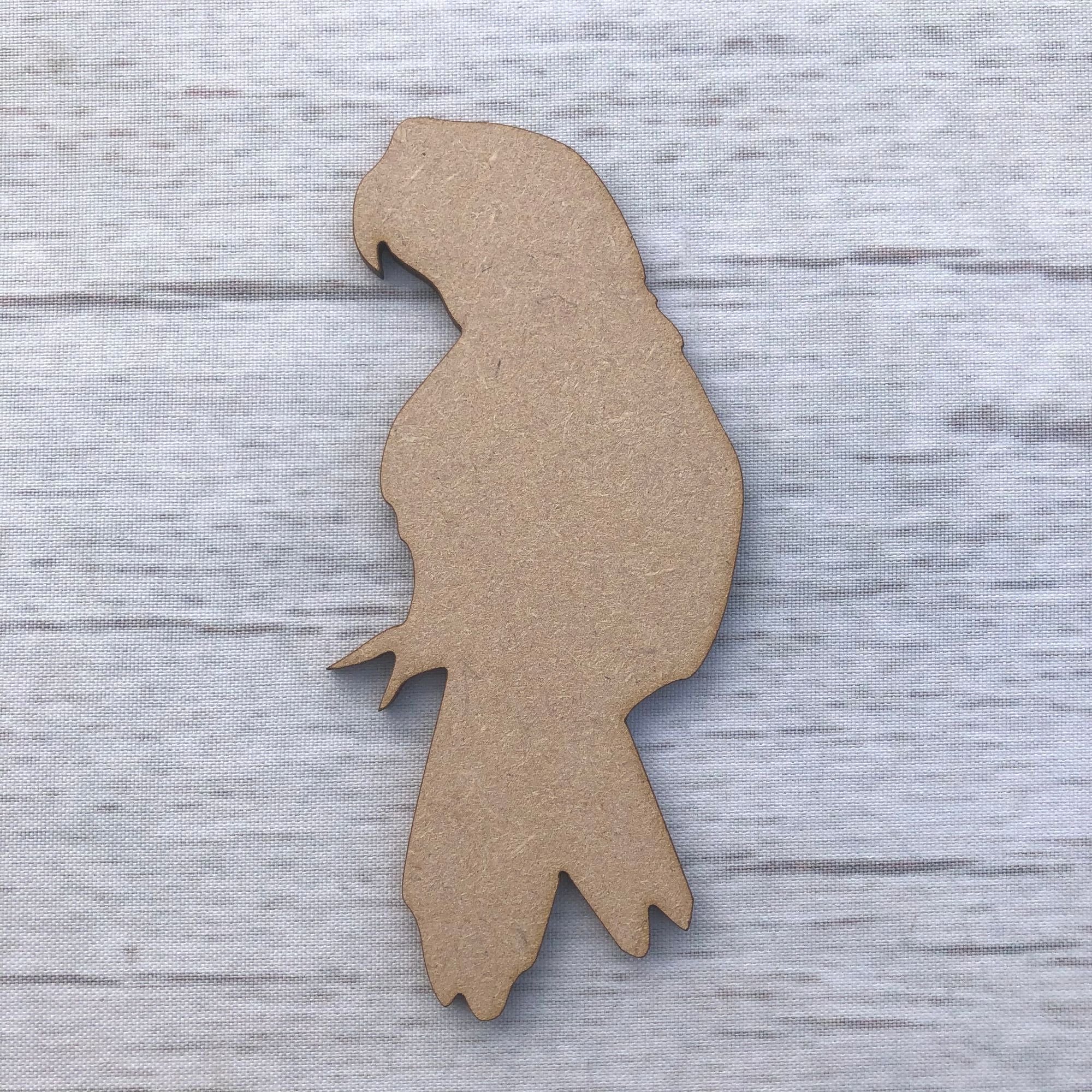 Parrot bird 1 Wooden Craft Shape