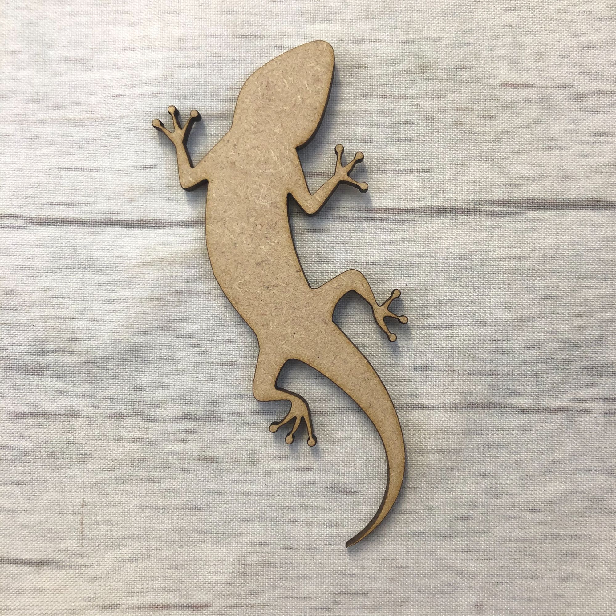 Lizard Wooden Craft Shape
