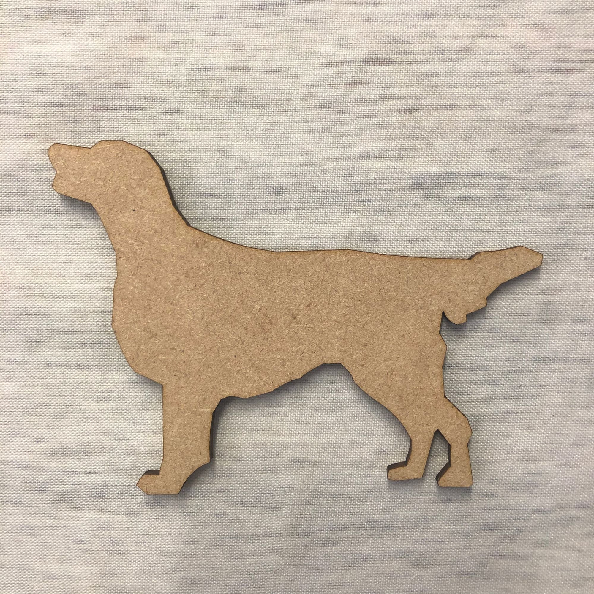 Dog  - Labrador Golden retriever 2 Wooden Craft Shape
