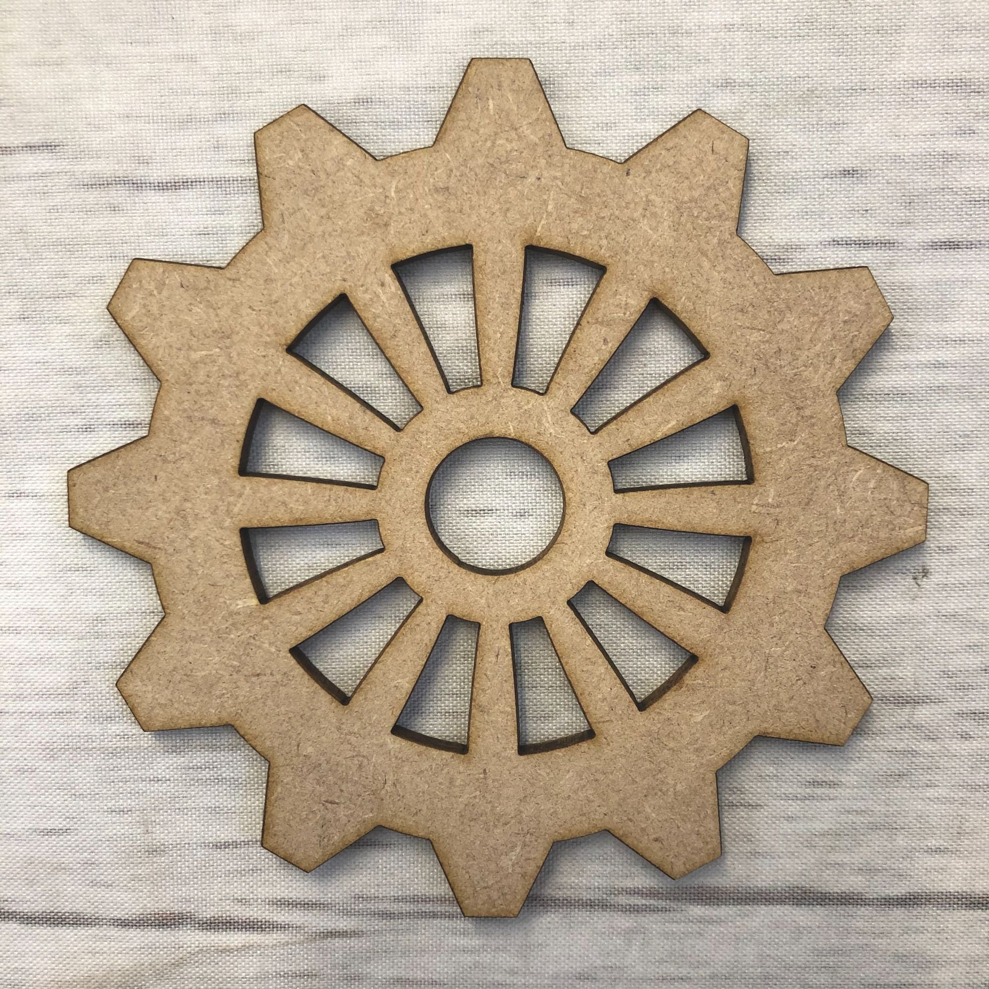 Cog 4 Wooden Craft Shape