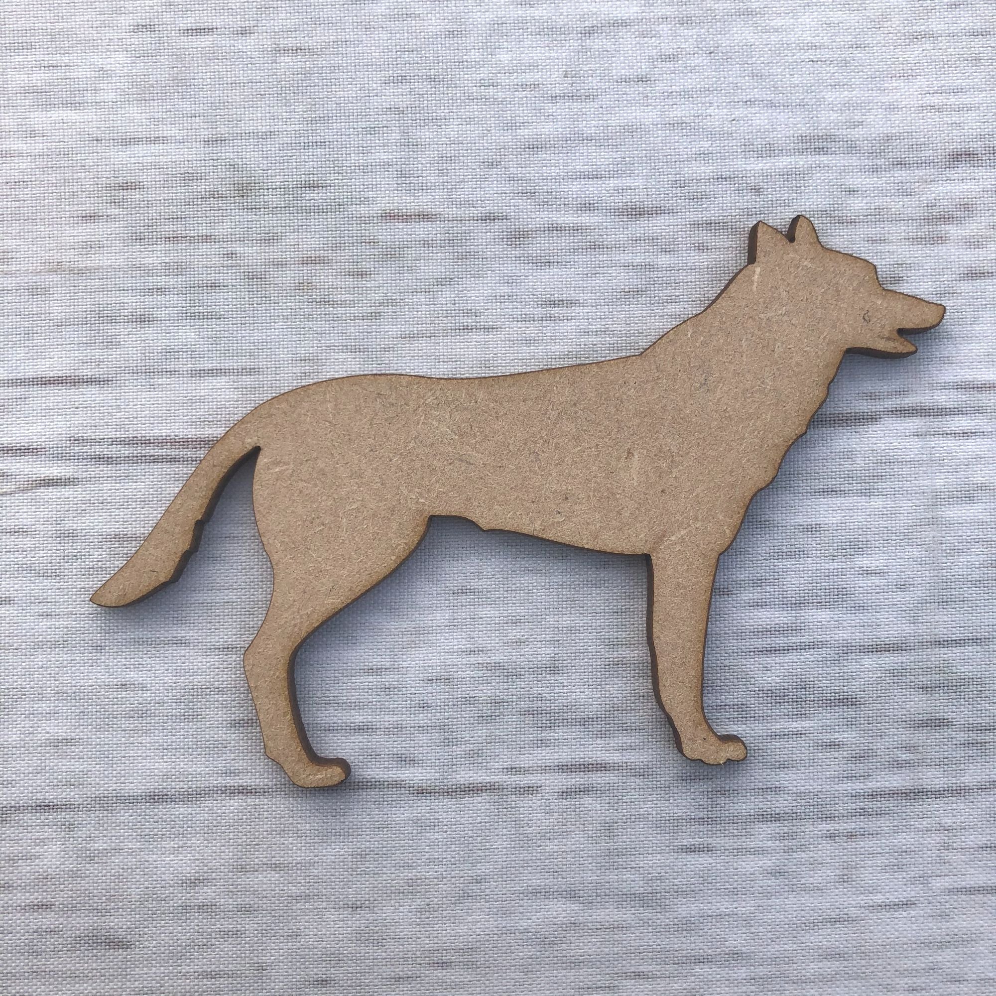 Dog Wooden Craft Shape