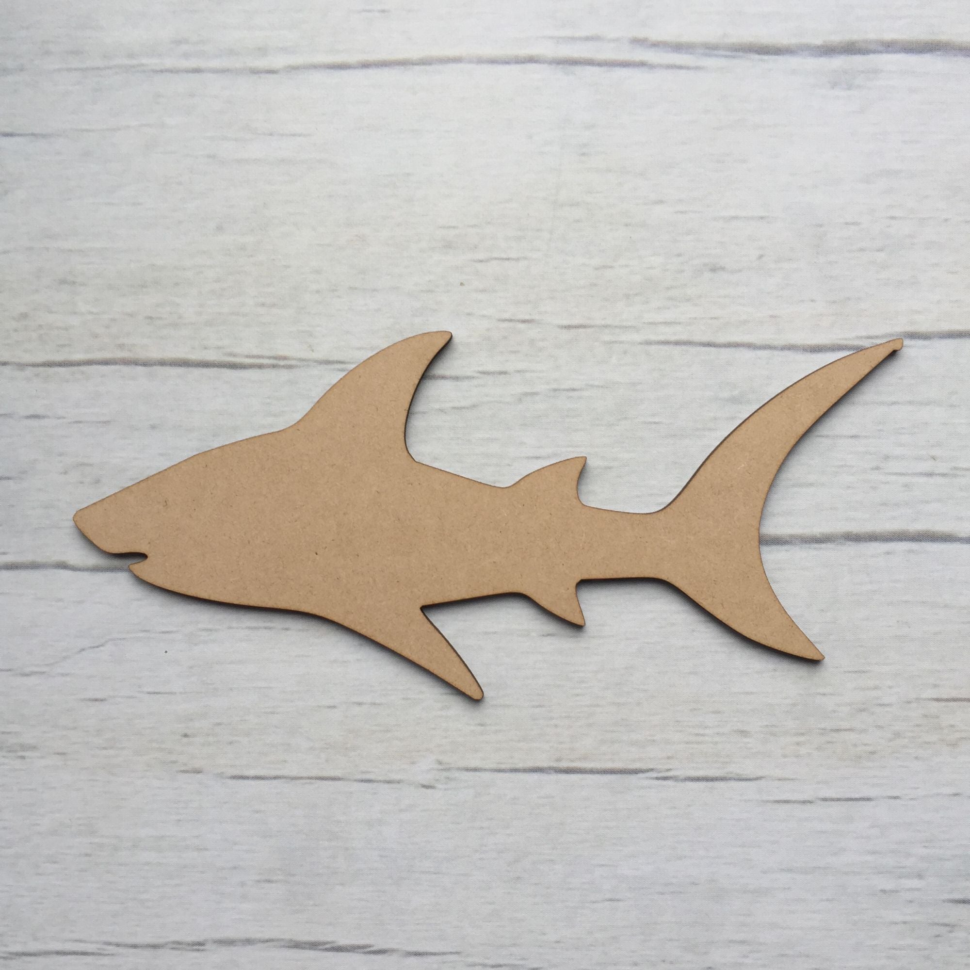 Shark Wooden Craft Shape