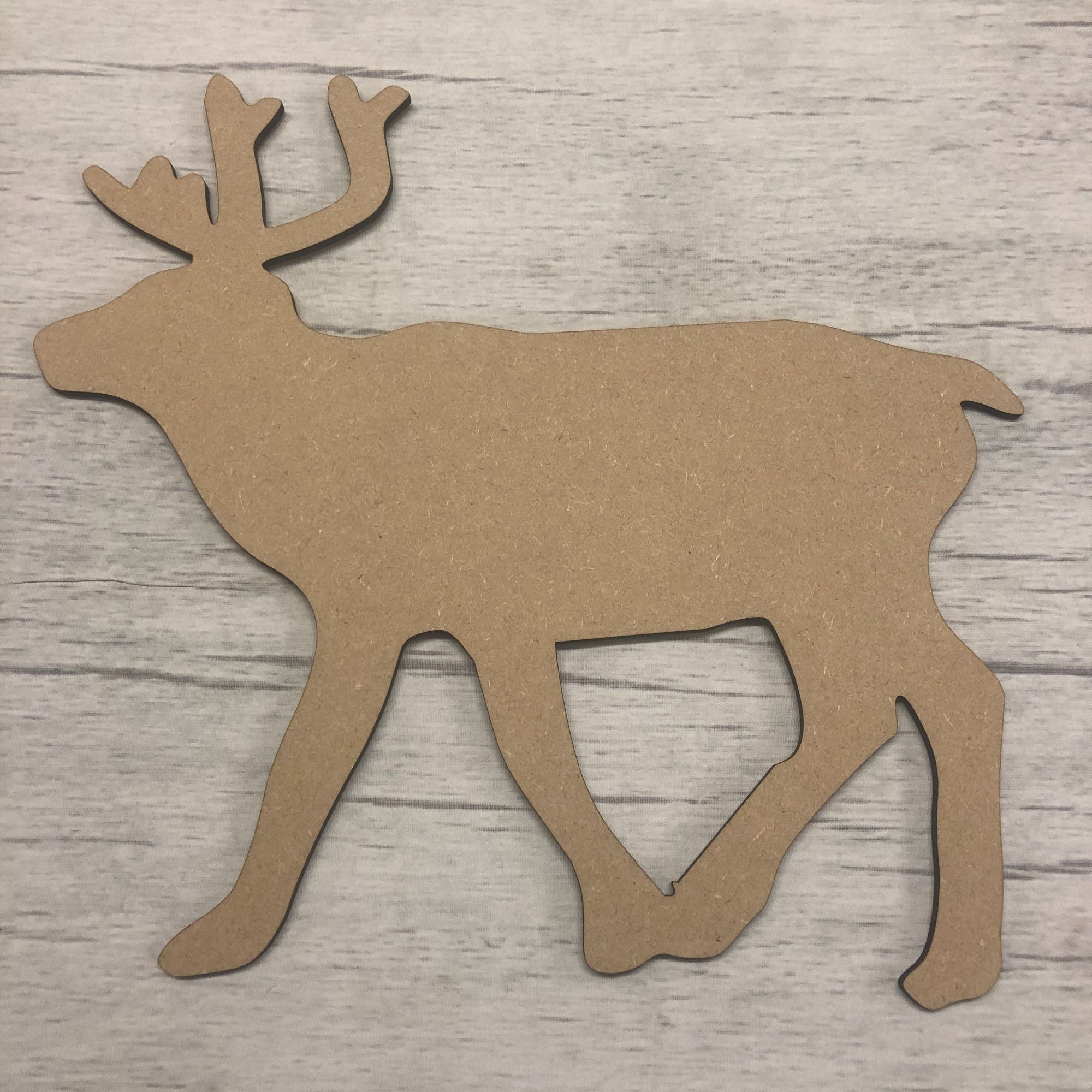 Reindeer 2 Wooden Craft Shape