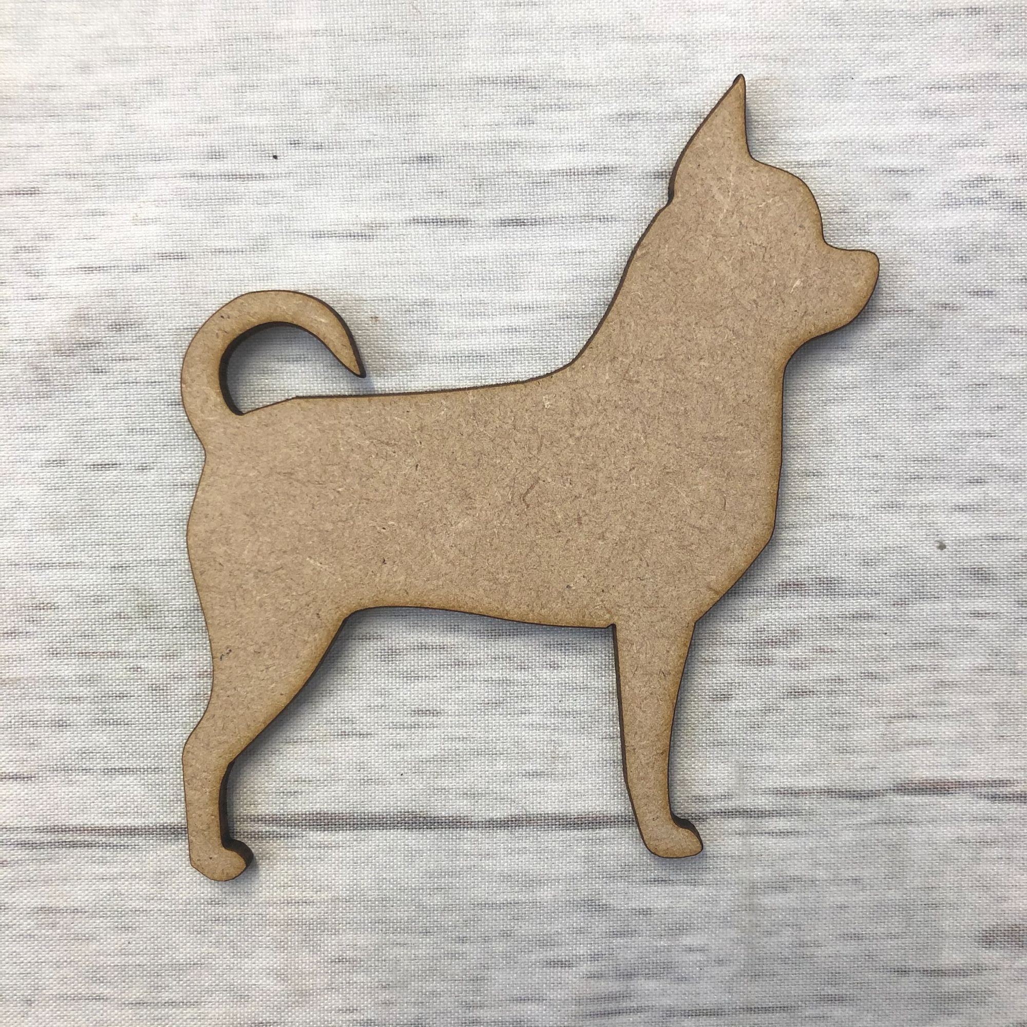 Dog  - Chihuahua Wooden Craft Shape