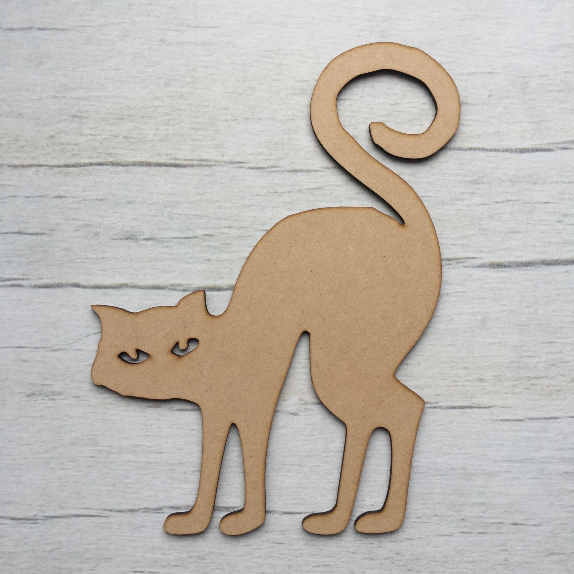 Witches Cat 1 Wooden Craft Shape