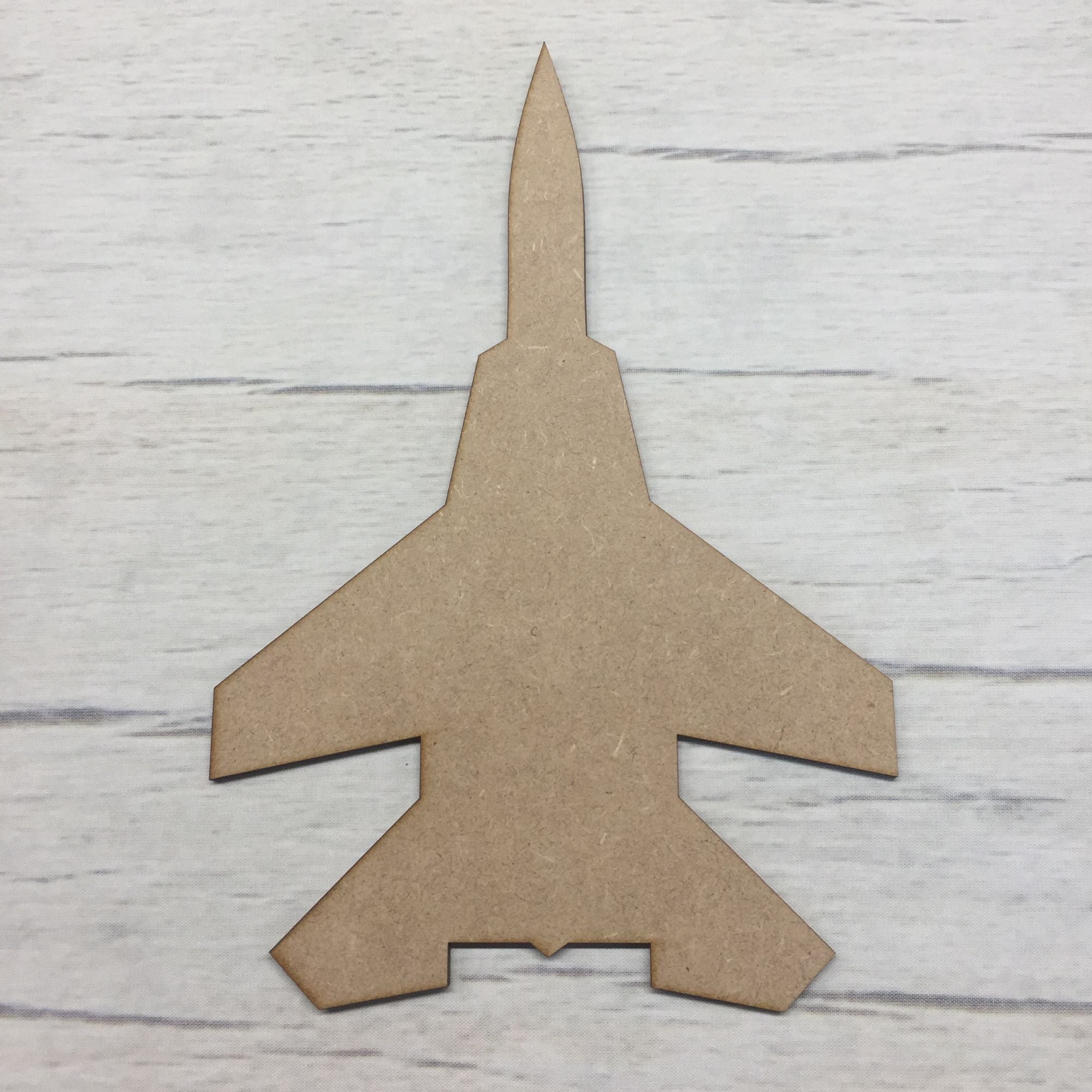 Jet Plane Wooden Craft Shape