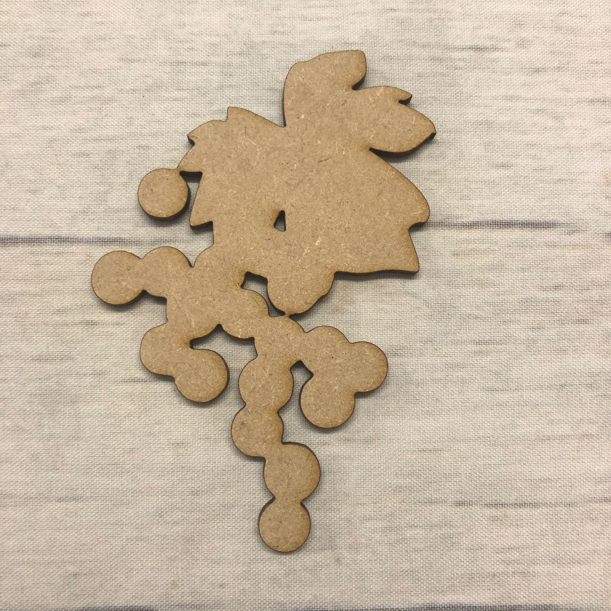 Grapes Wooden Craft Shape